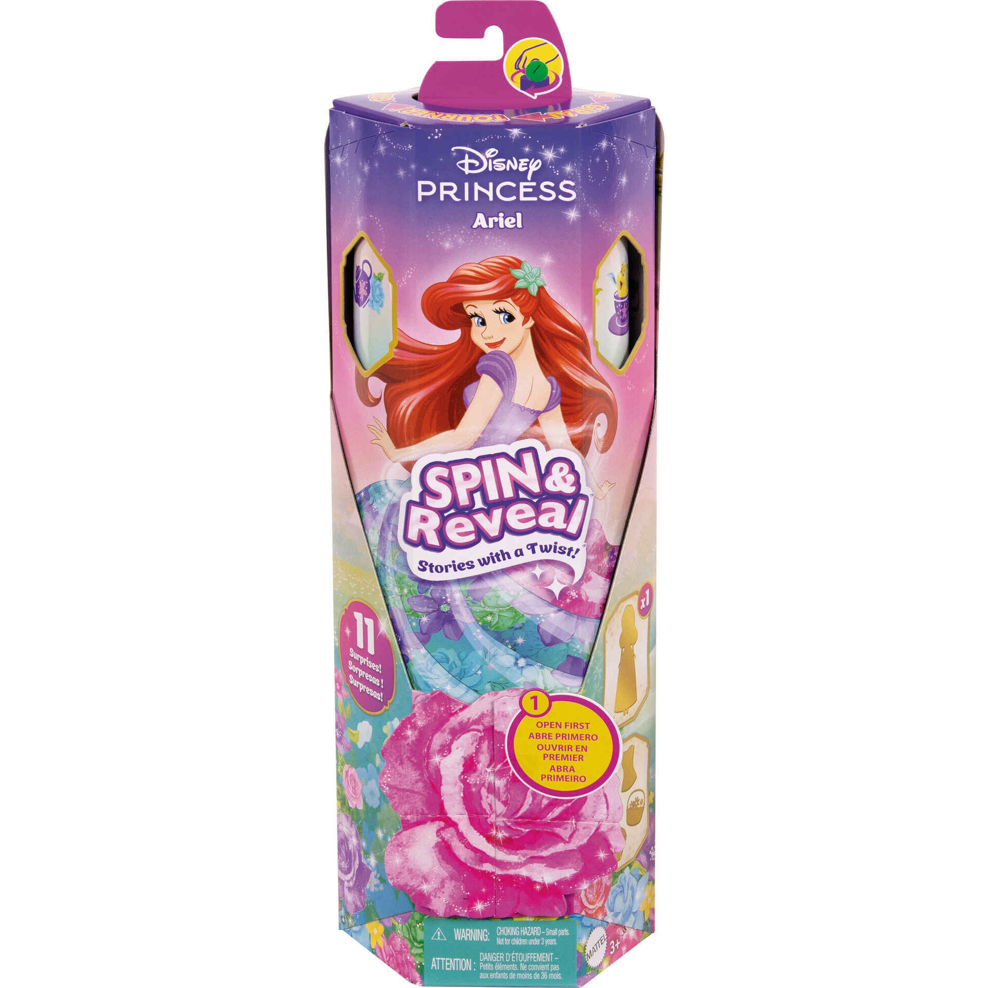 Boneca Princesa - Ariel Spin and Reveal