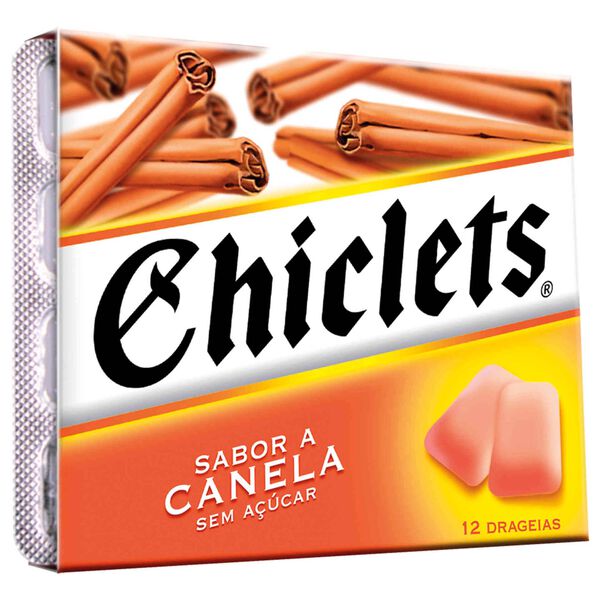 Pastilhas Elásticas de Canela Chiclets