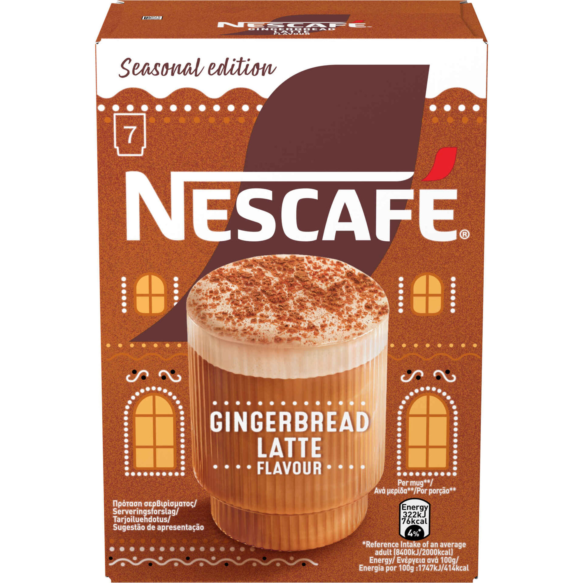Cappuccino Sol&uacute;vel Gingerbread Latte Nescaf&eacute;