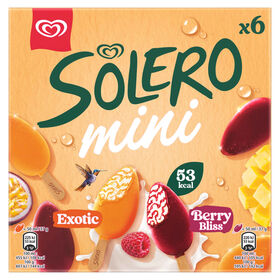 Gelado Mini Exotic e Berry Bliss Solero