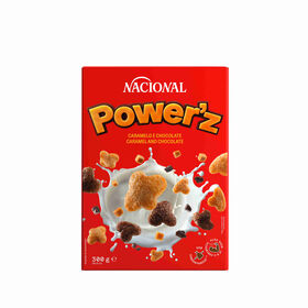 Cereais Powerz Chocolate e Caramelo
