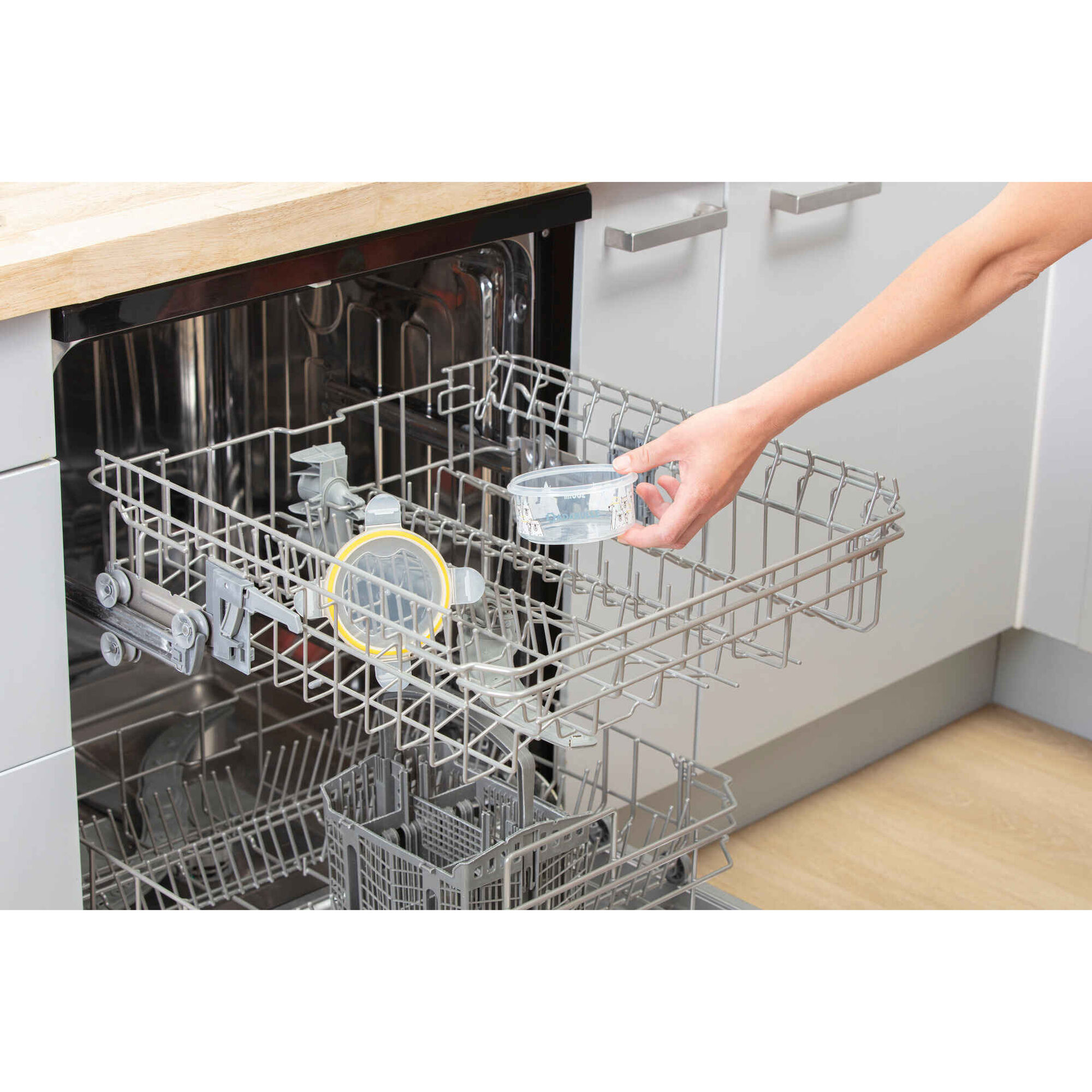 Assento de Refeição Portátil e Lancheira Verde