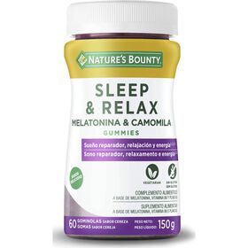 Gomas de Cereja Sleep e Relax Melatonina e Camomila Nature's Bounty