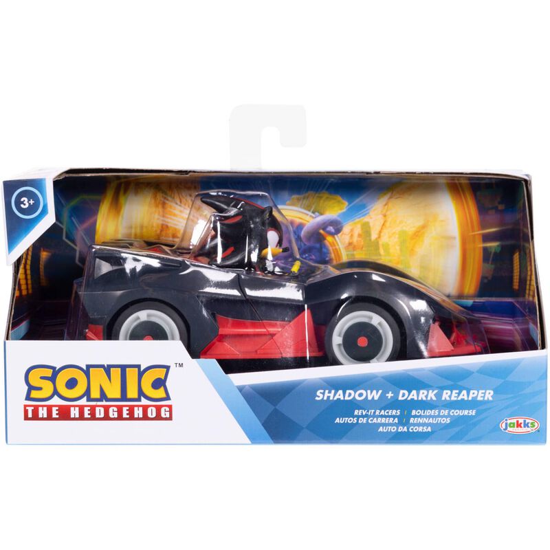 Sonic The Hedgehog - Carro com Figura Sonic (vários modelos)