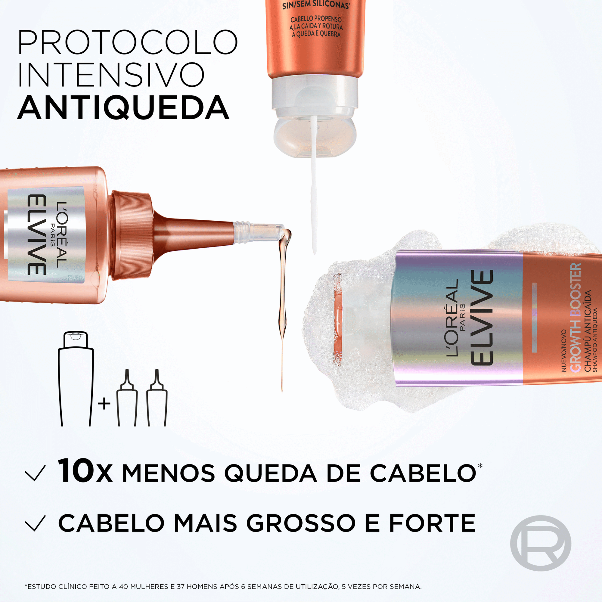 Condicionador Antiqueda Growth Booster L'Or&eacute;al Paris Elvive