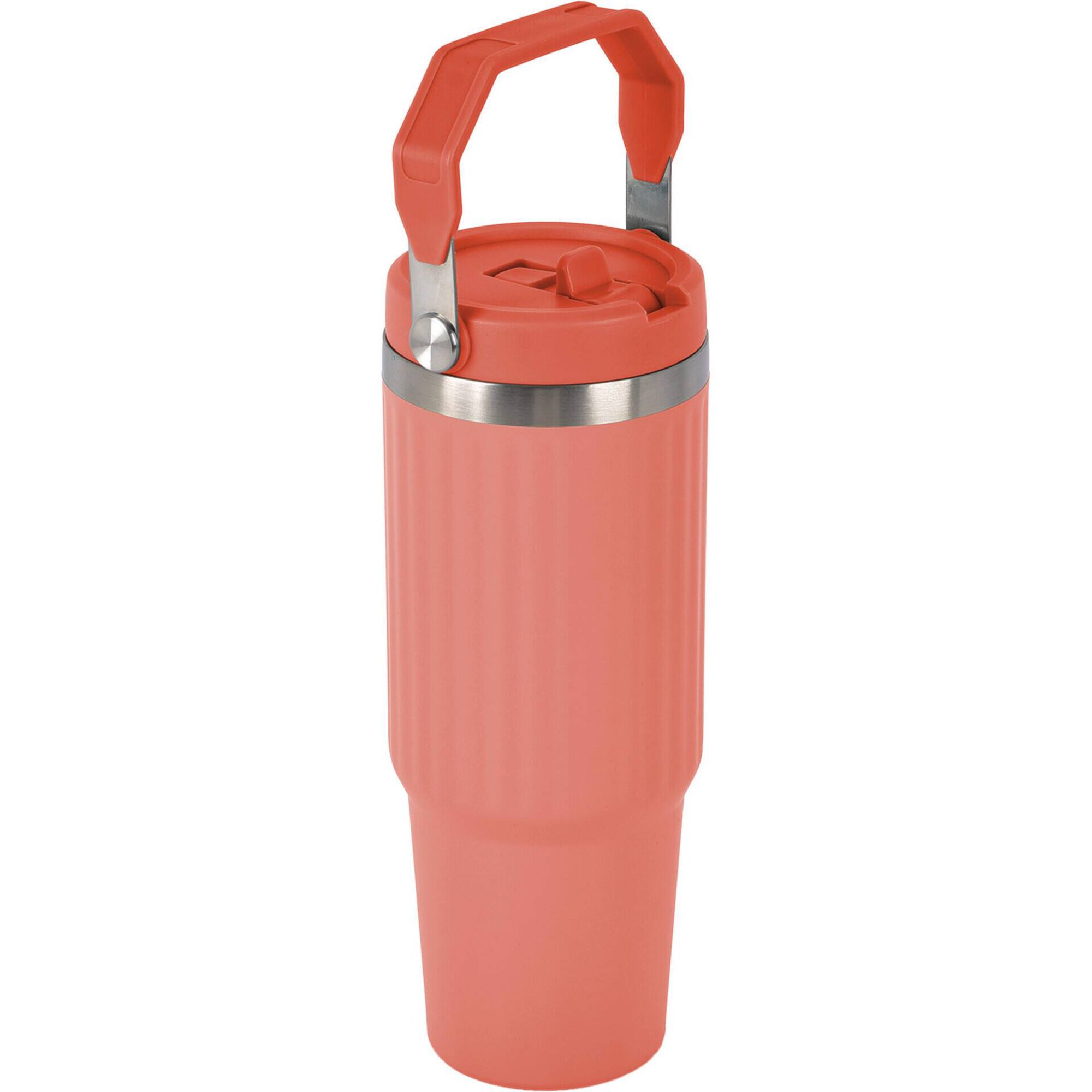 Garrafa T&eacute;rmica Cer&acirc;mica 900ml Rosa Kasa