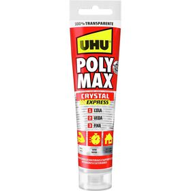 Cola e Veda Poly Max Cristal Tubo UHU, , hi-res