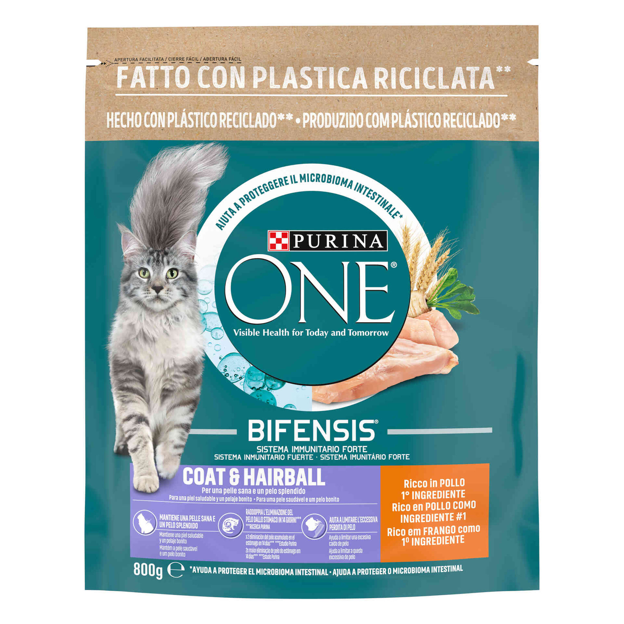 Ração para Gato Adulto Especial Pele e Pelo Frango