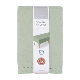 Toalha Mesa 150x150cm Verde Chambray