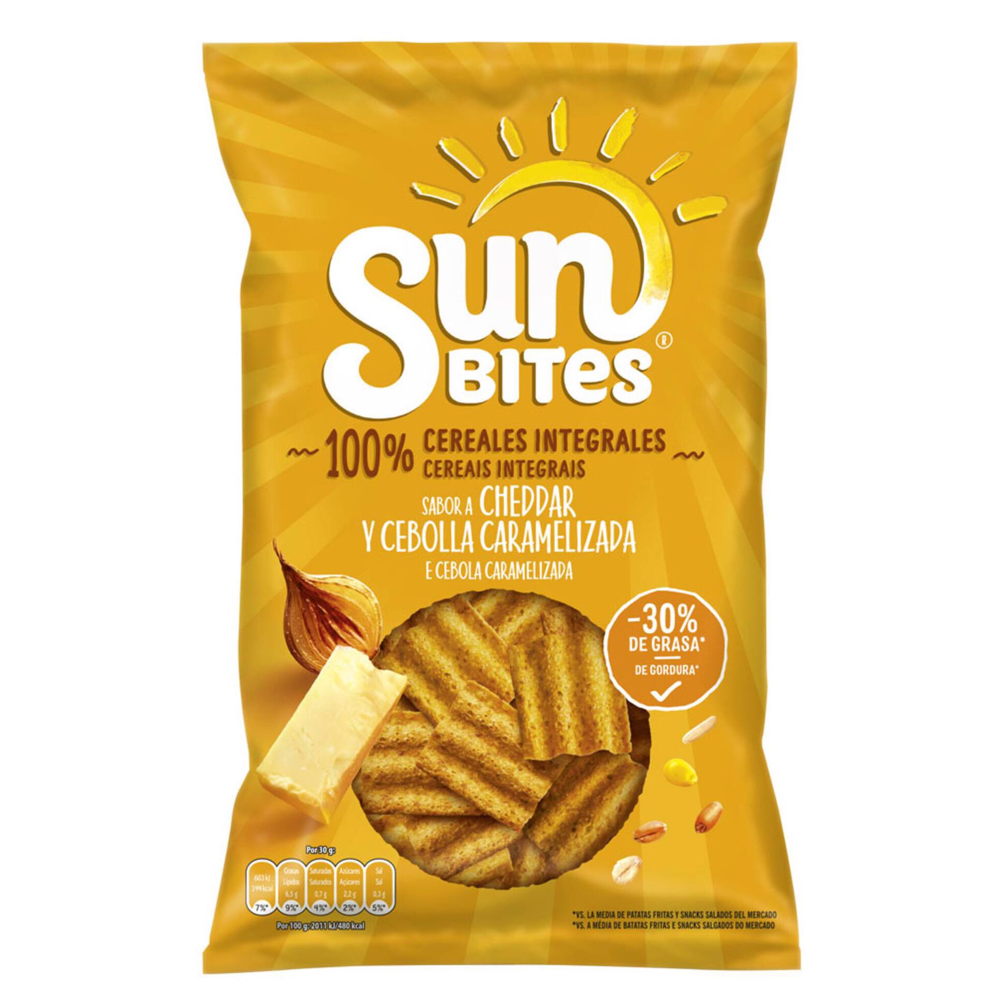 Snacks Equilíbrio de Cereais Queijo e Cebola