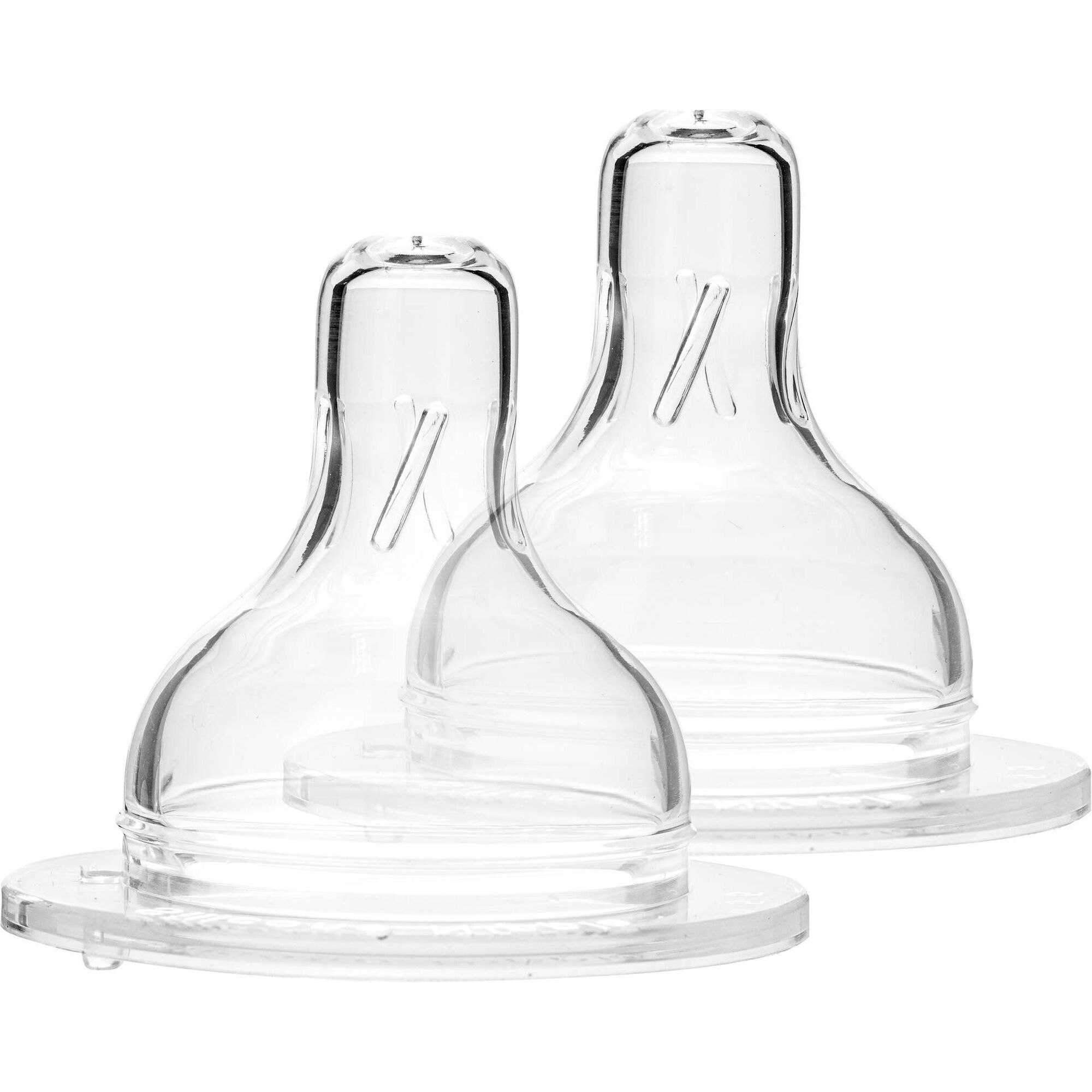 Conjunto 2 Tetinas Silicone Fluxo Sopa/Papa Conjunto 2 Tetinas Silicone Fluxo Sopa/Papa