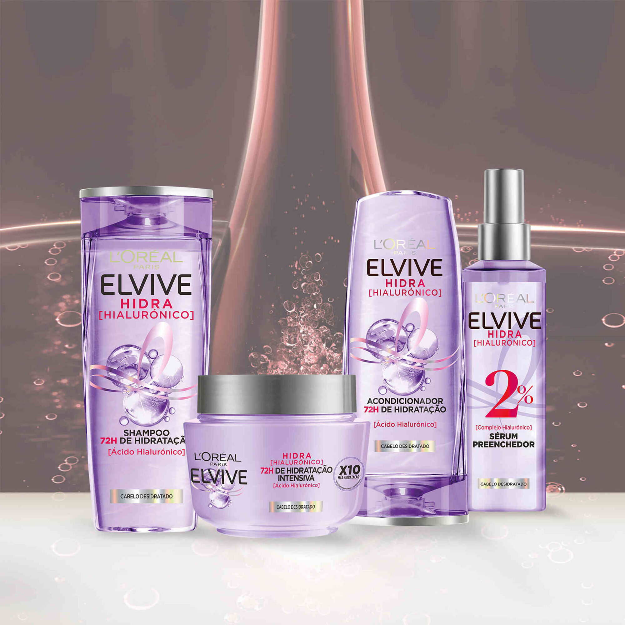 Rotina Cabelo Elvive Hidra Hialurónico Rotina Cabelo Elvive Hidra Hialurónico
