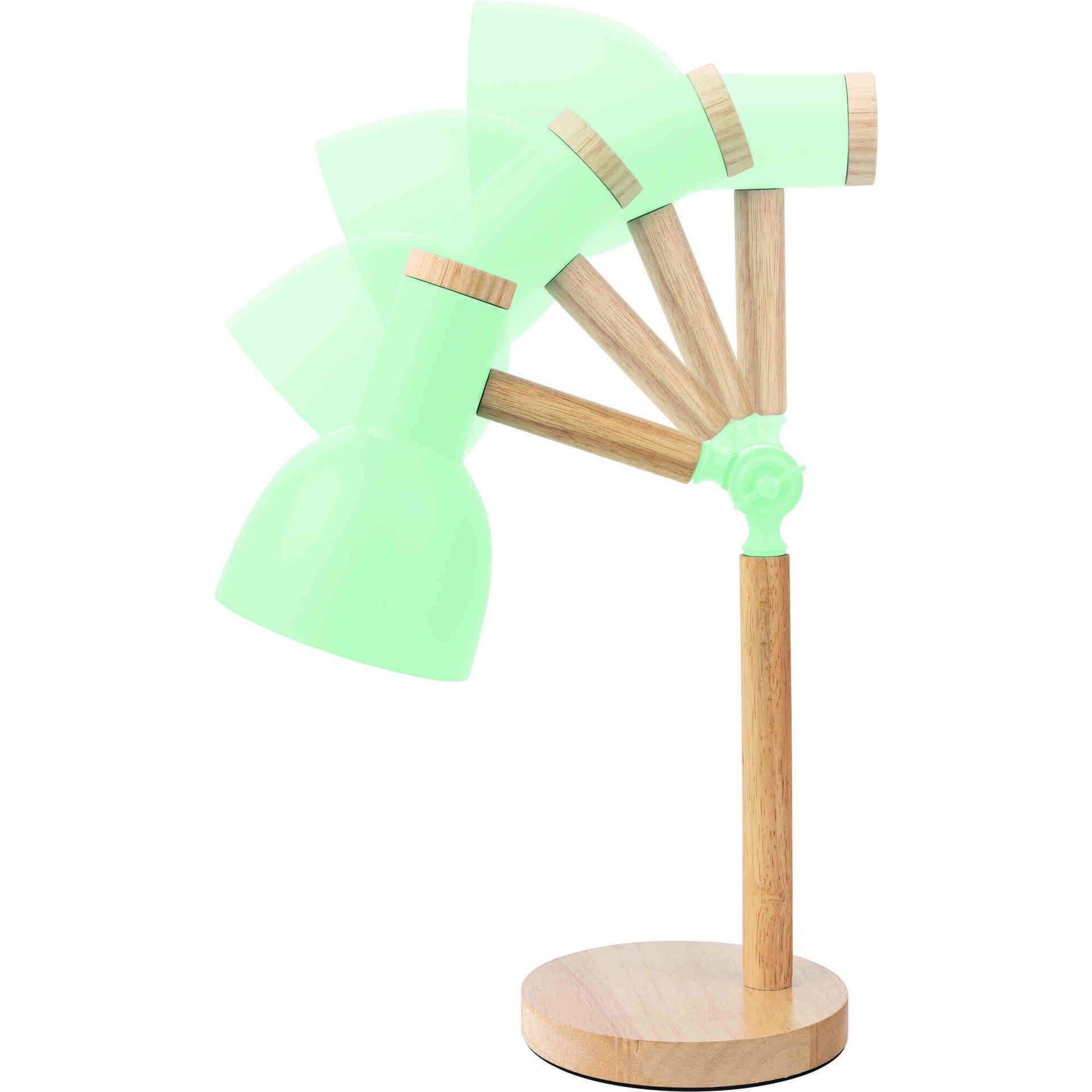 Candeeiro de Secretária Articulado Verde Água E27