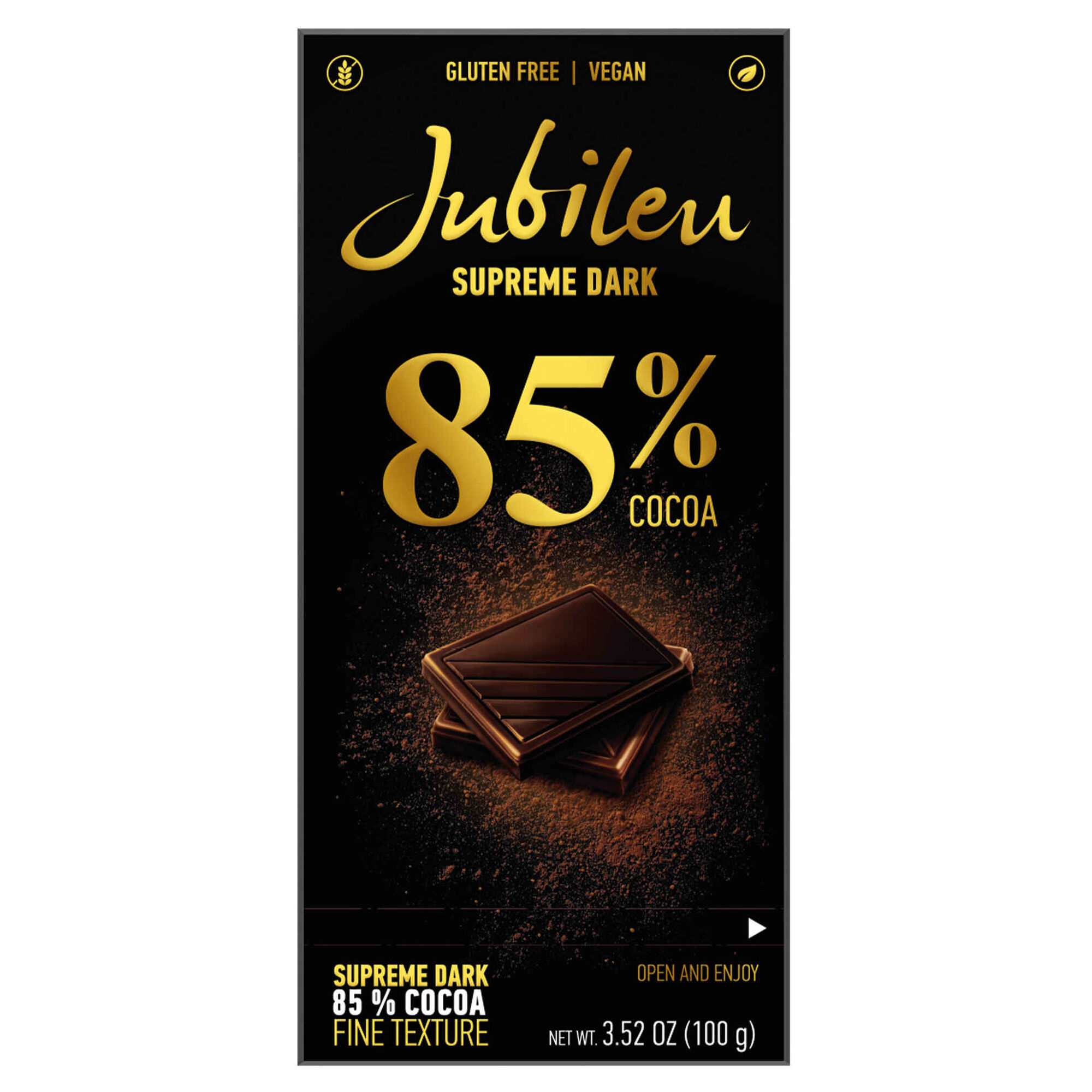 Tablete de Chocolate Plus Noir 85% Cacau sem Glúten