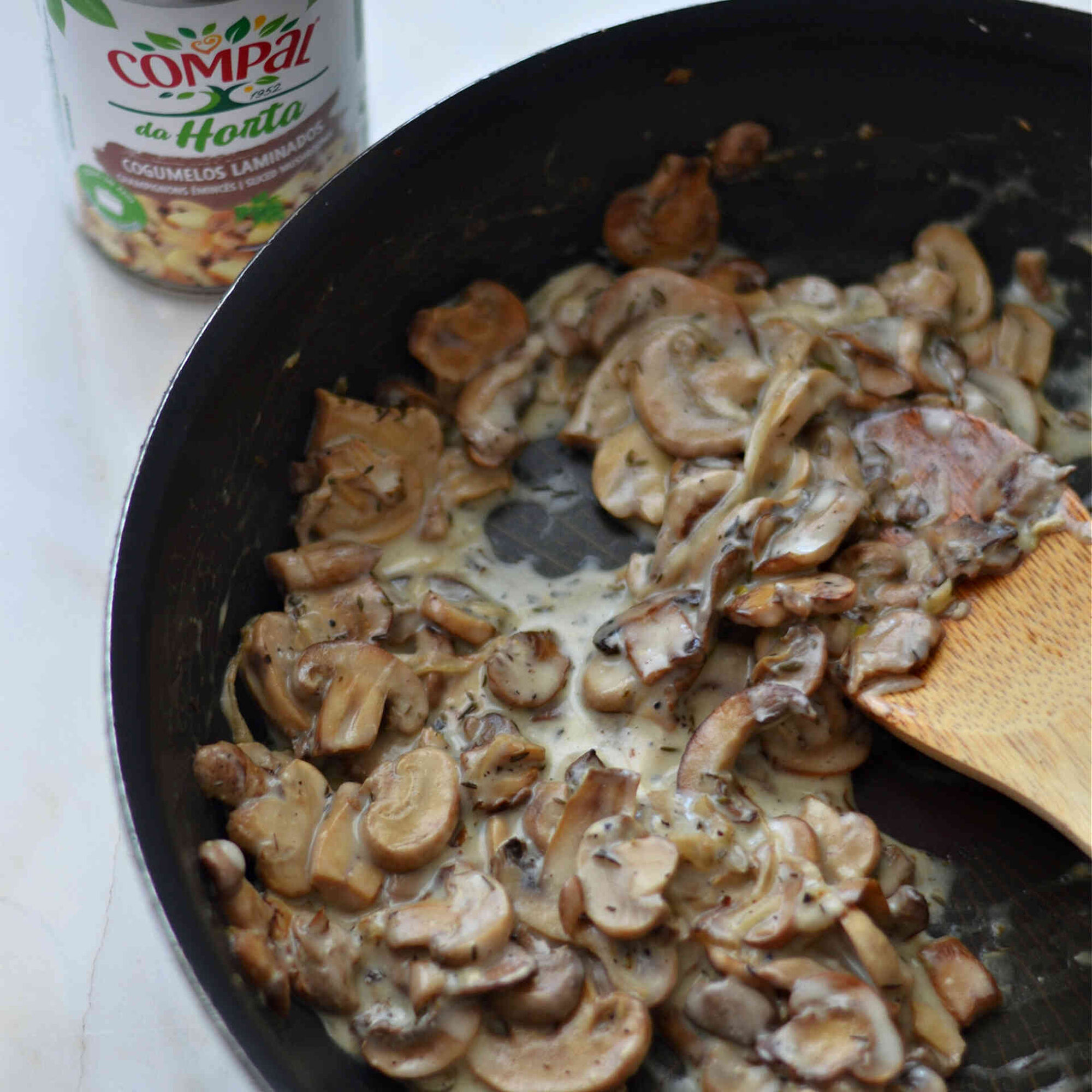 Cogumelos Laminados sem Glúten