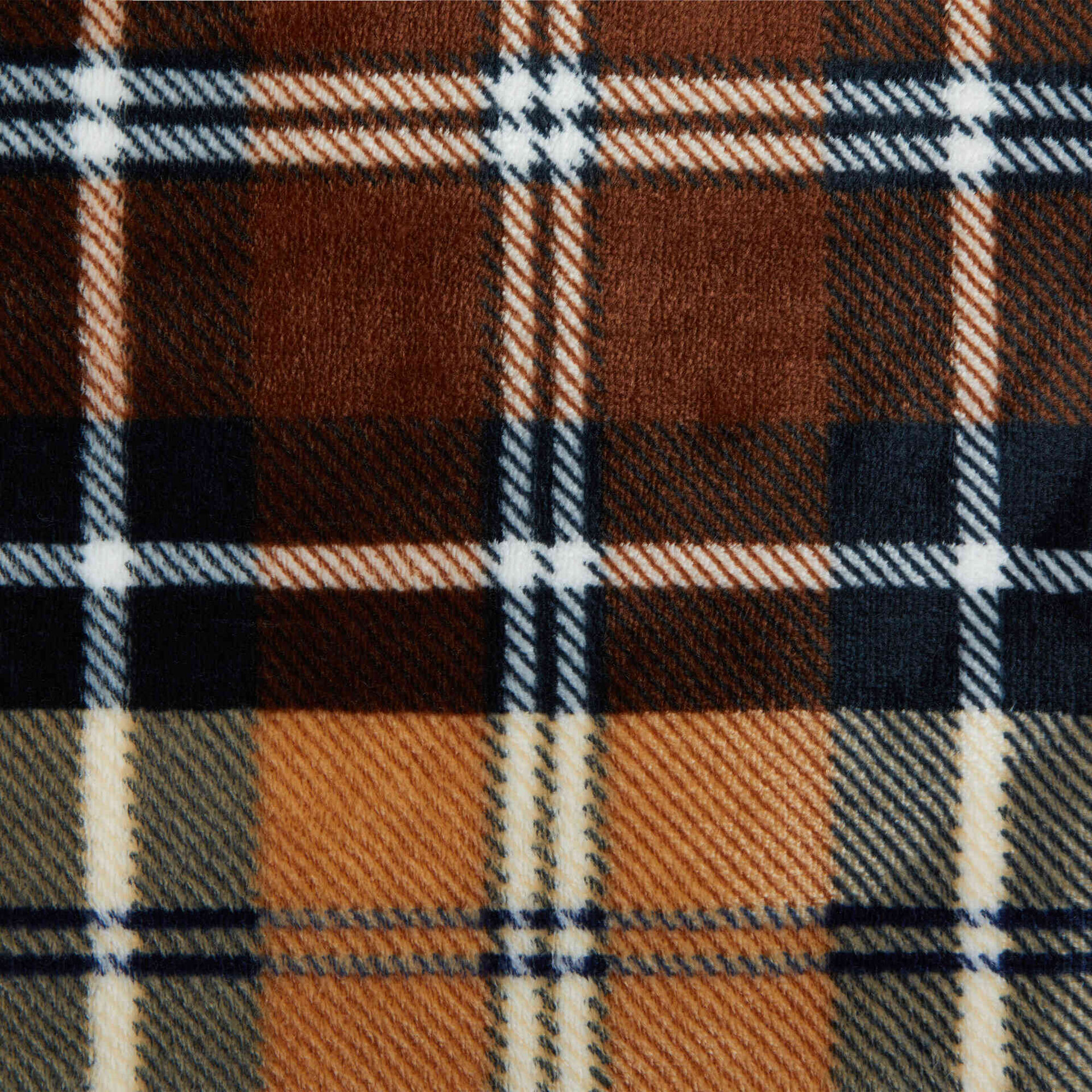 Manta Borreguito 130x160cm Xadrez Bege