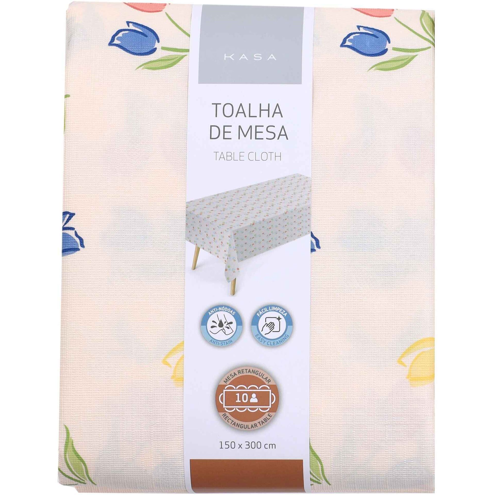 Toalha Mesa PVC Peva Tulipas Kasa