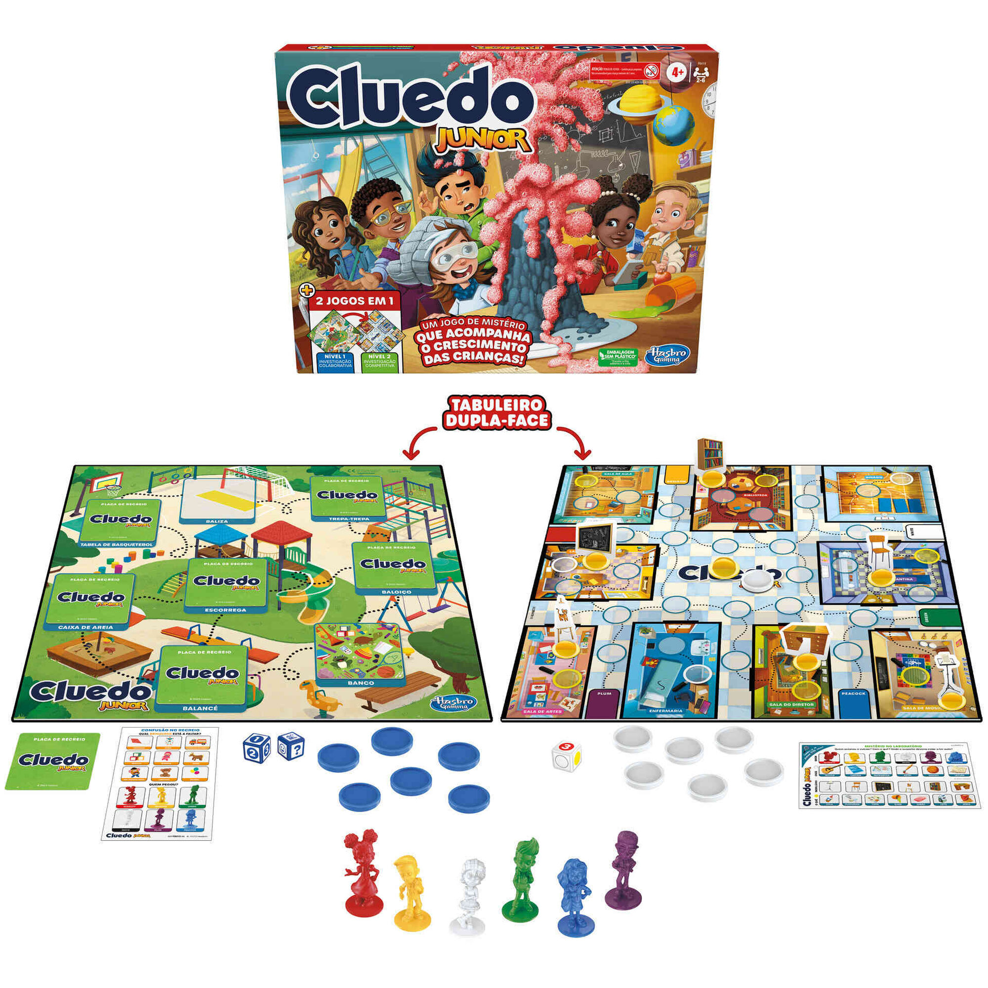 Jogo de Tabuleiro Cluedo Júnior