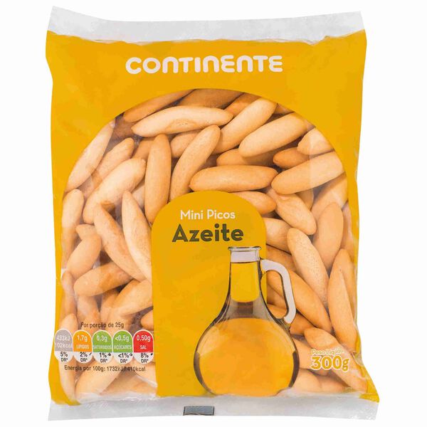 Mini Gressinos com Azeite Continente
