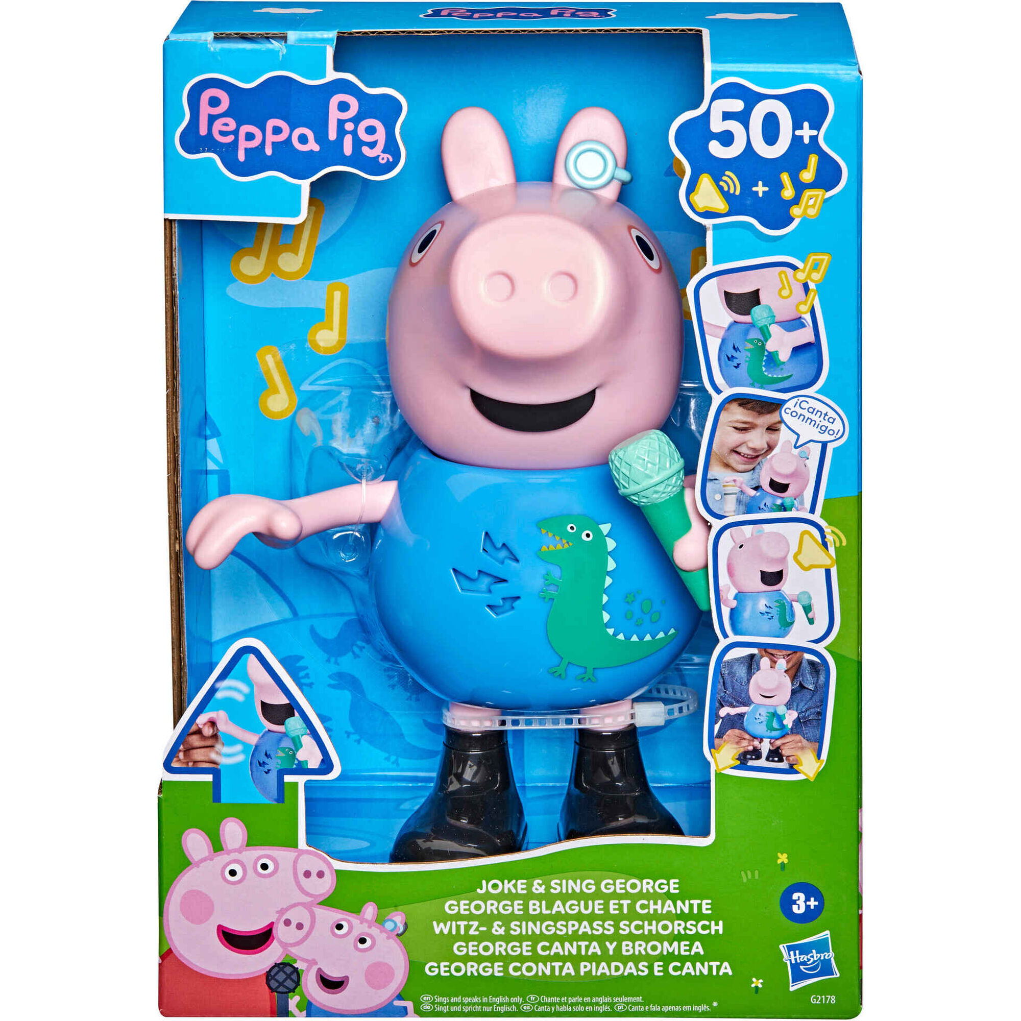 Peppa Pig - Figura George Conta Piadas e Canta