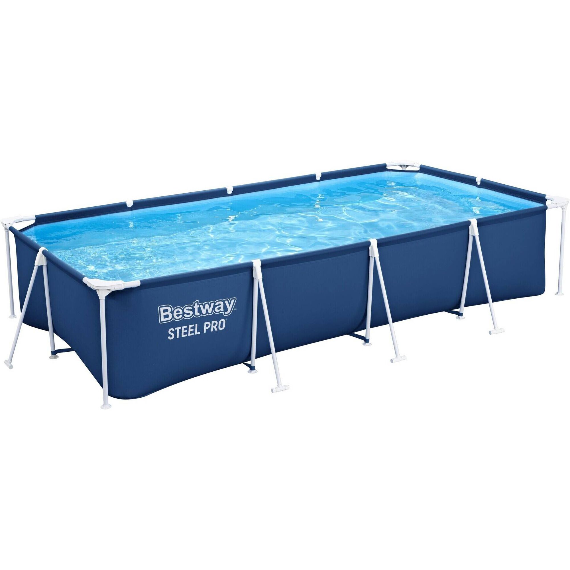 Piscina Retangular com Bomba 400x211x81cm Bestway, , hi-res