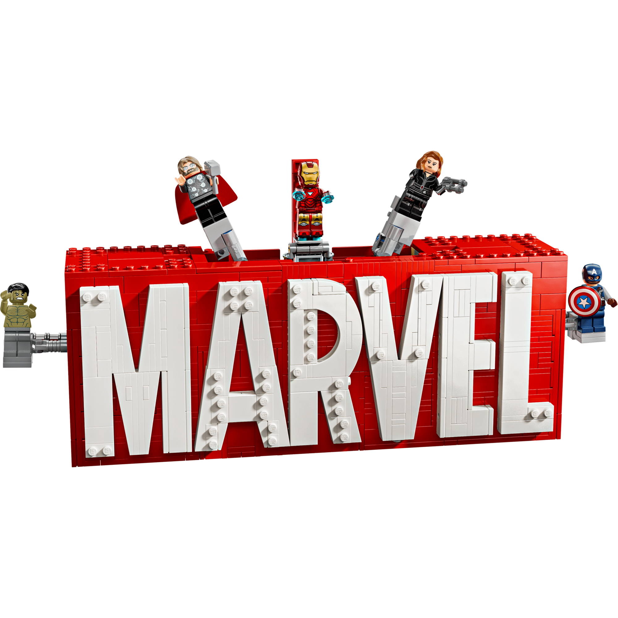 Log&oacute;tipo MARVEL e Minifiguras - 76313