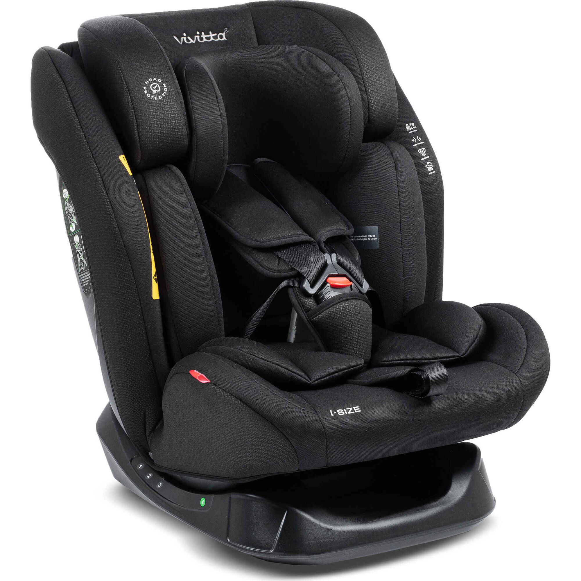Cadeira Auto I-Size 40-150cm Preta Eder Cadeira Auto I-Size 40-150cm Preta Eder