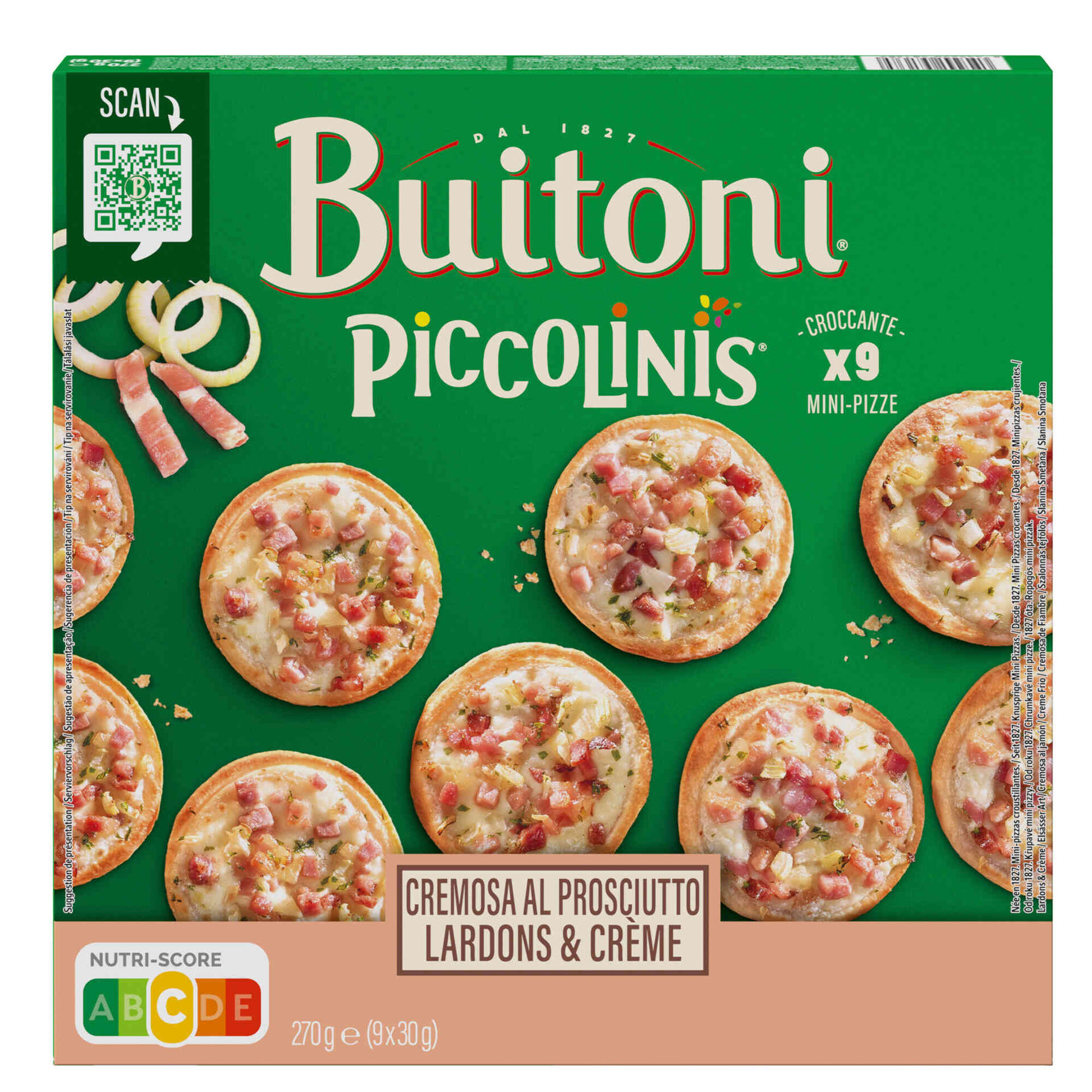 Mini Pizzas Cremosa de Fiambre
