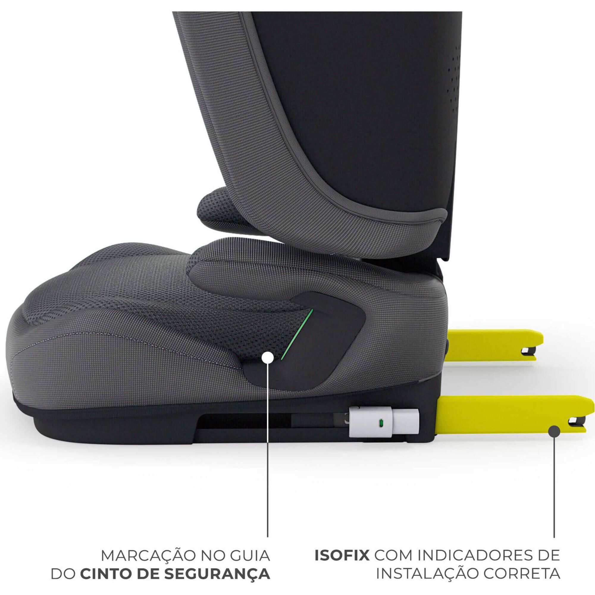 Cadeira Auto I-Size 100-150 Cinza Unity 2 Kinderkraft