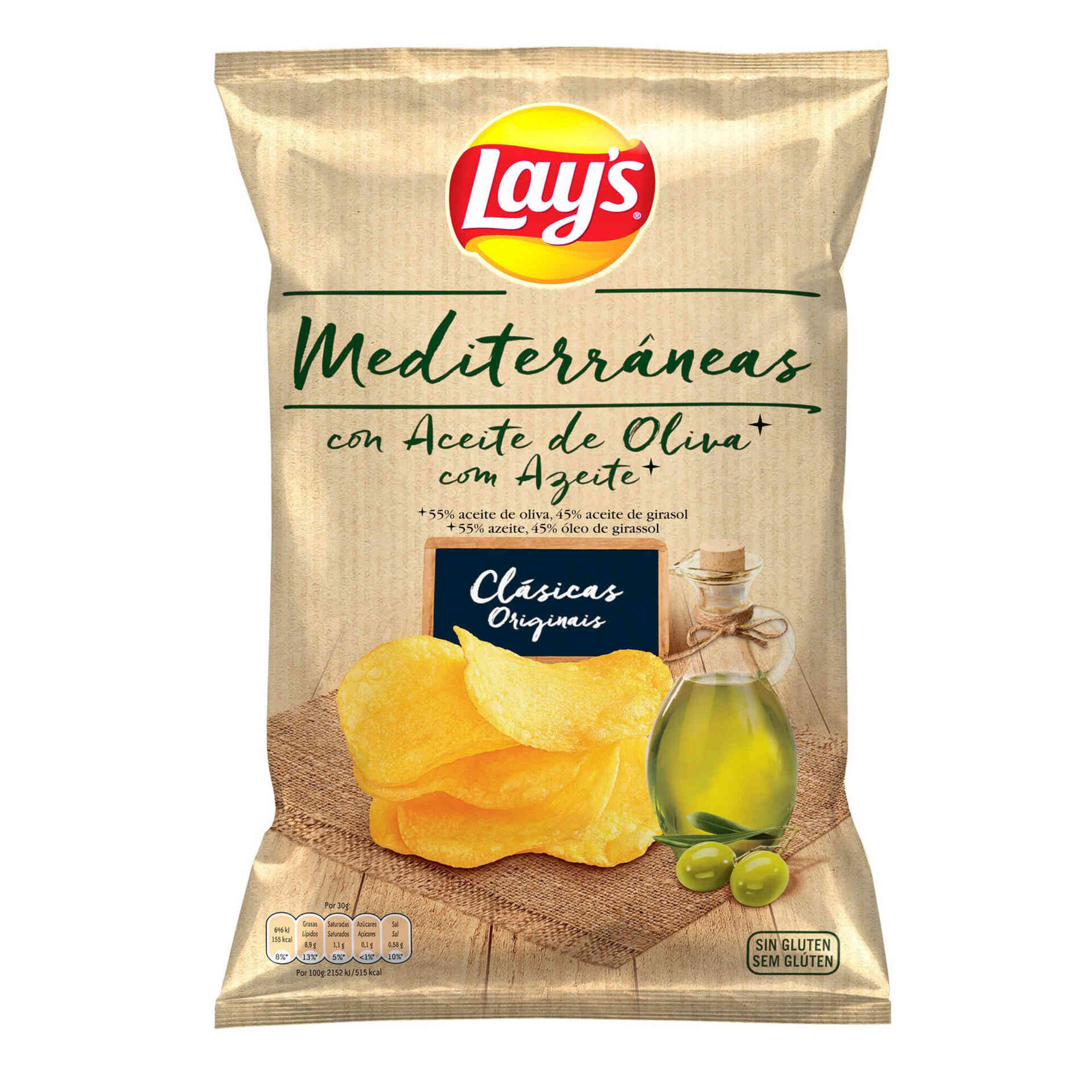 Batata Frita Lisa Mediterrâneas
