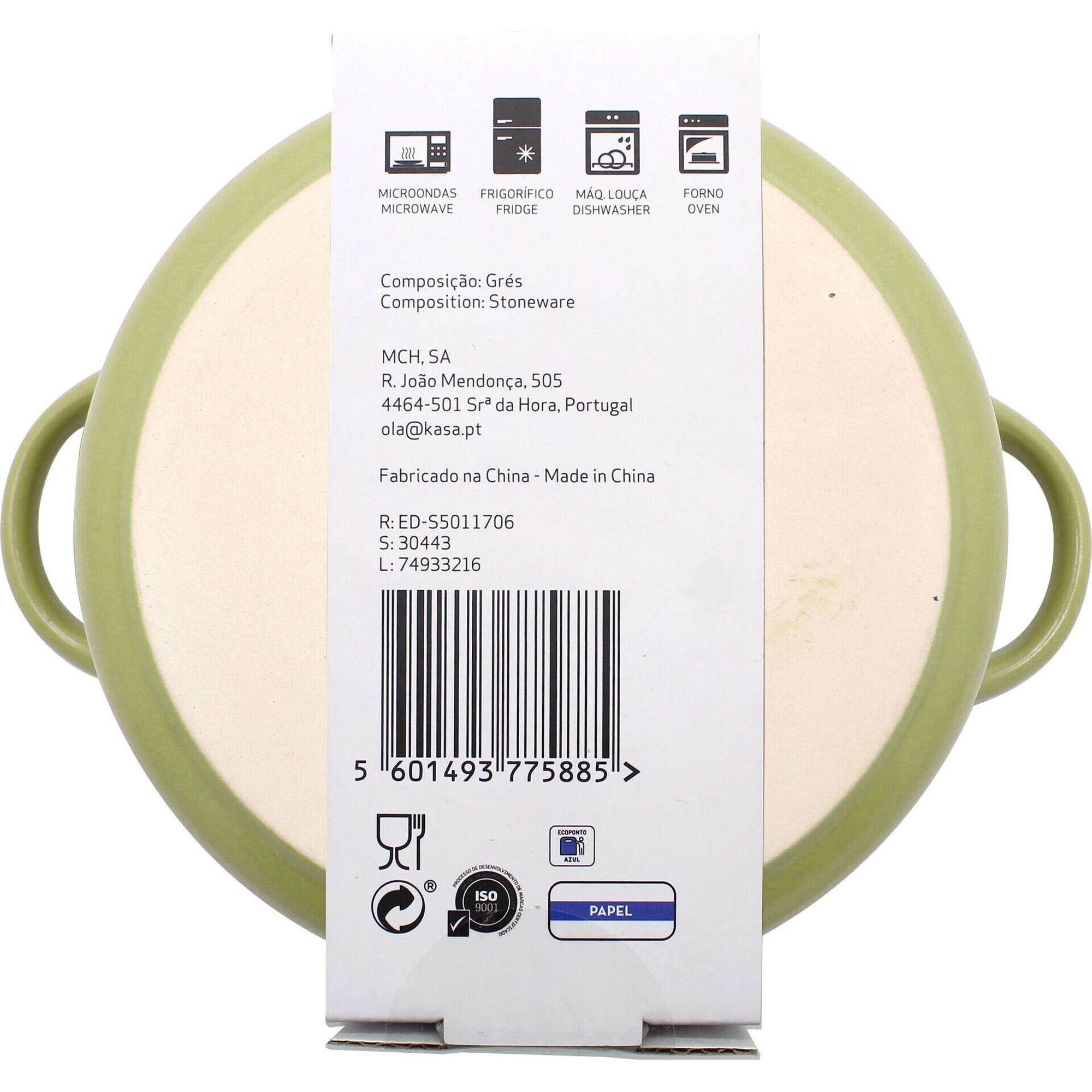 Mini Caçarola para Forno Verde