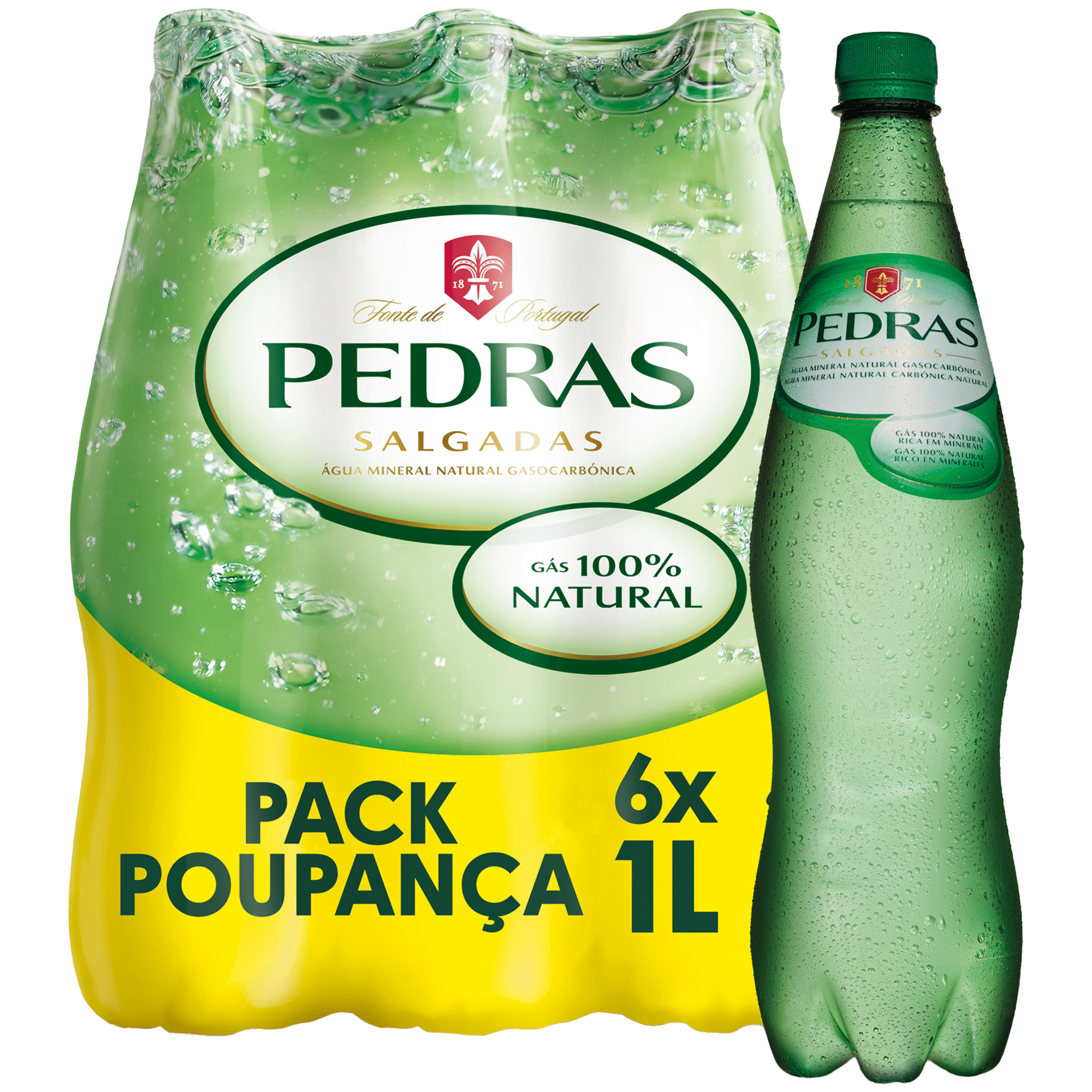 &Aacute;gua com G&aacute;s Pedras Salgadas