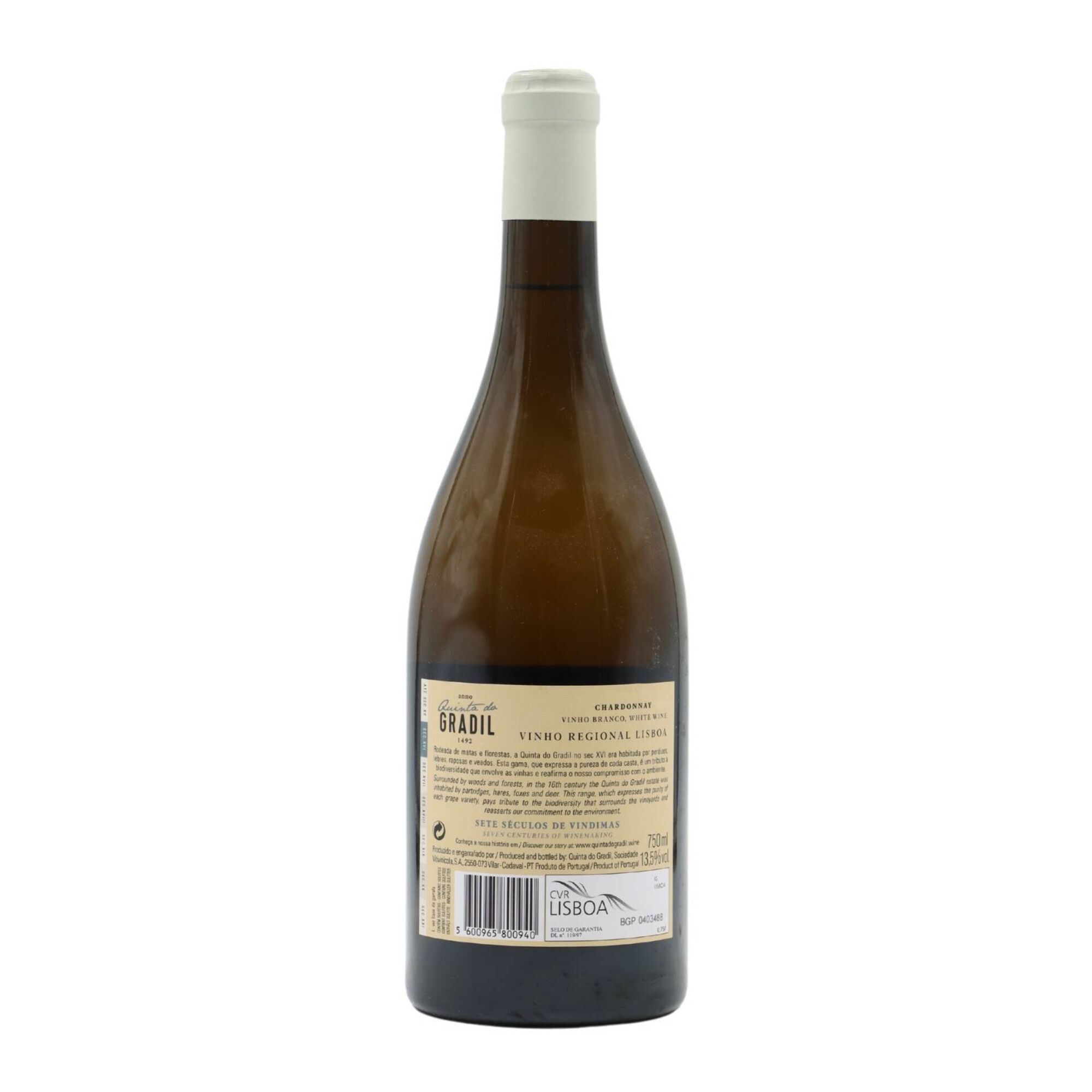 Quinta Do Gradil Chardonnay Lisboa Vinho Branco