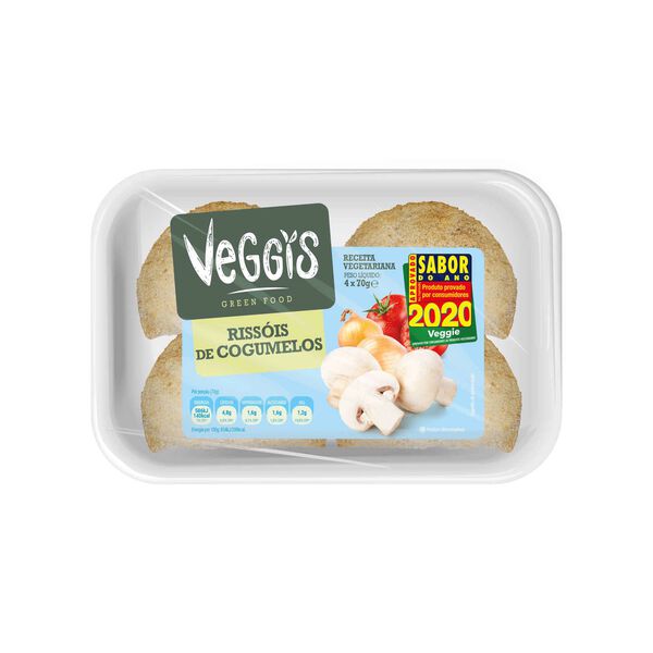 Rissóis de Cogumelos Veggis
