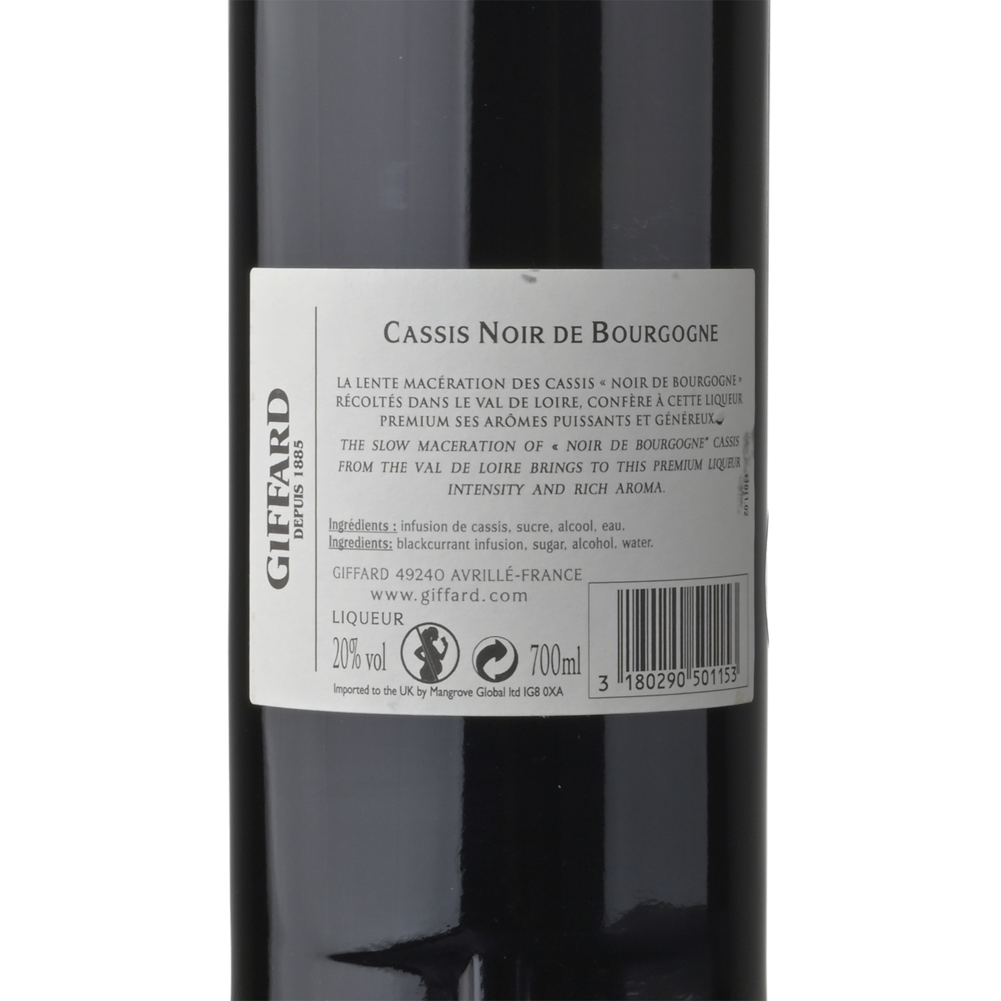 Giffard Premium Cassis Noir de Bourgogne Licor