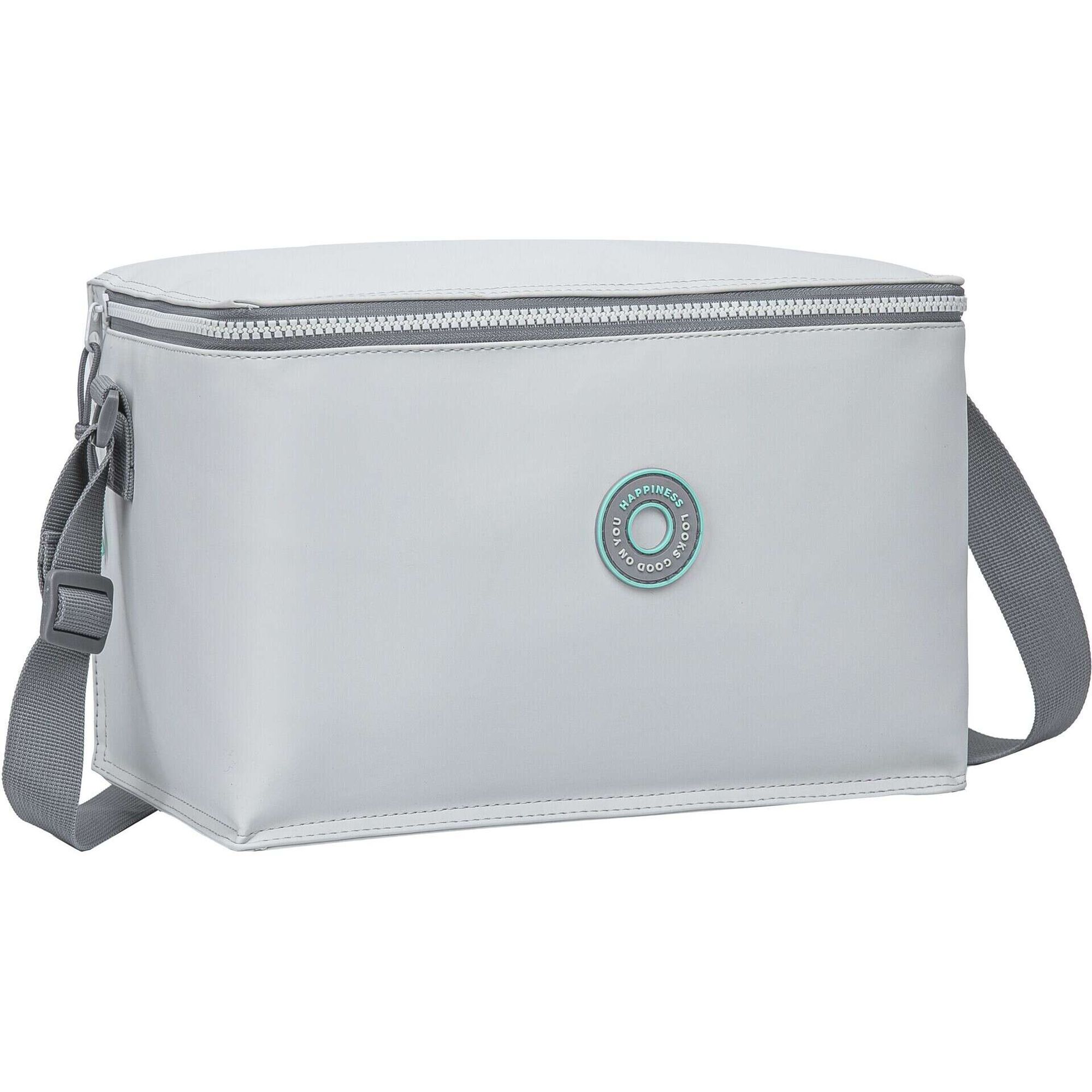 Lancheira 9L Happiness Cinza Kasa