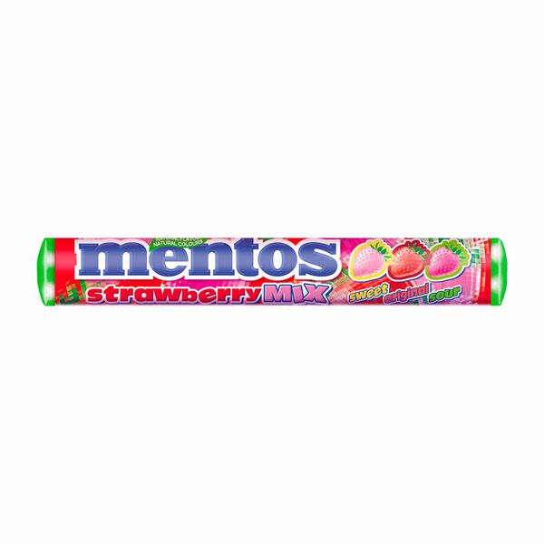 Drageias de Morango Mix Mentos
