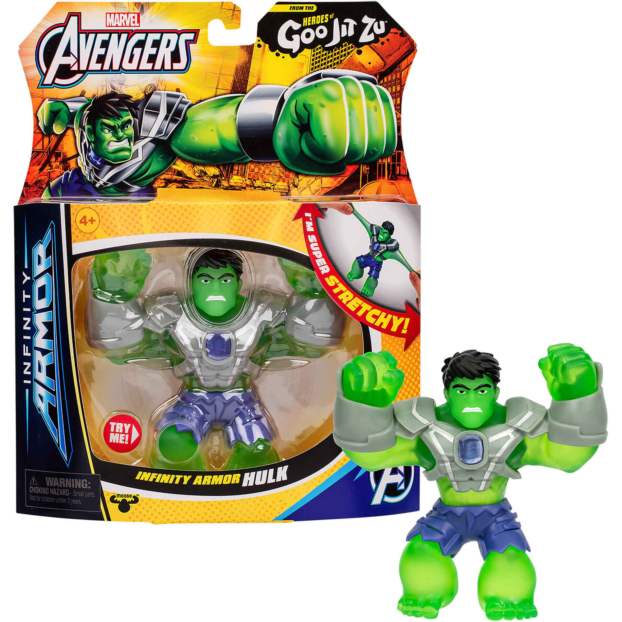 Goo Jit Zu - Figuras Marvel Infinity Armour