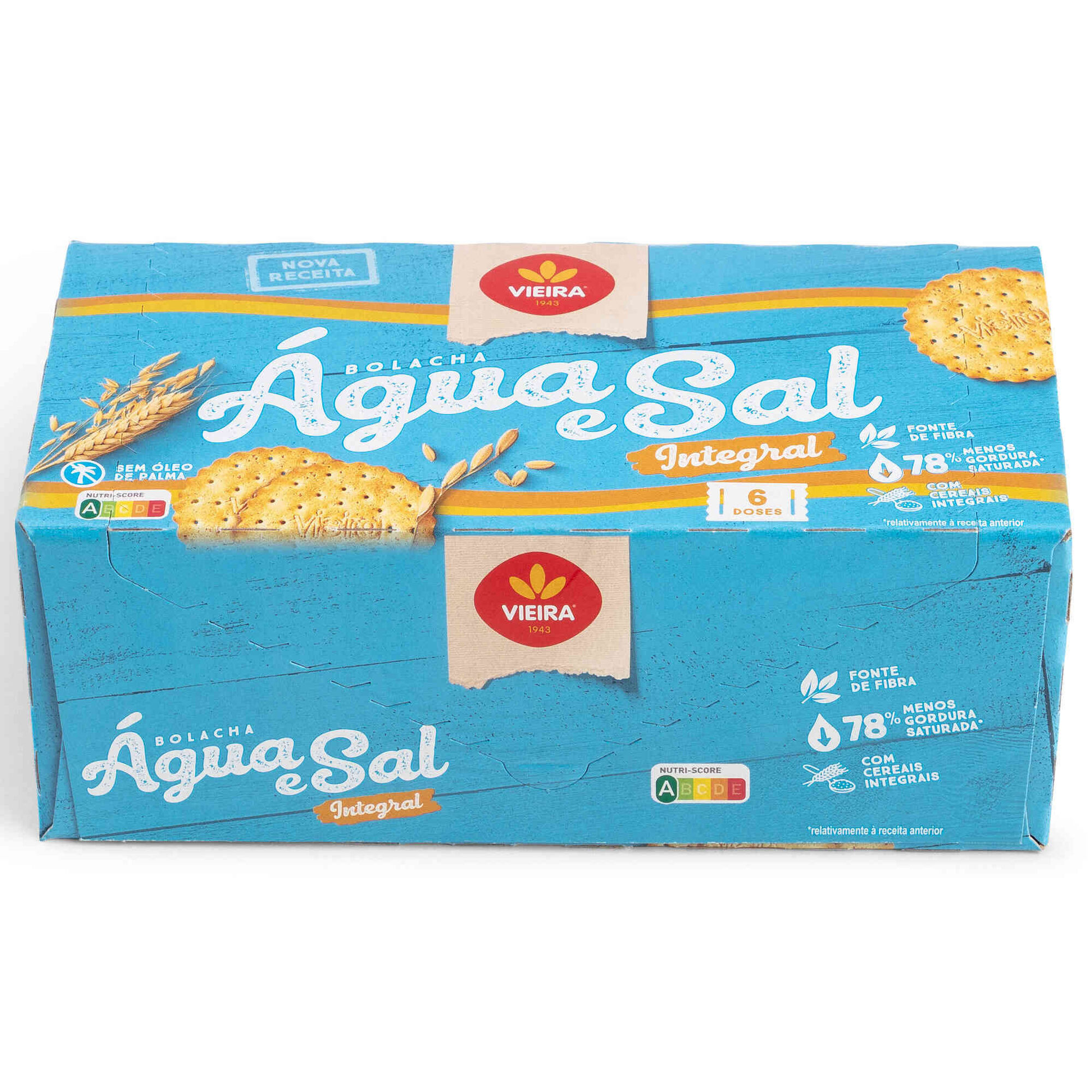 Bolachas de &Aacute;gua e Sal Integrais