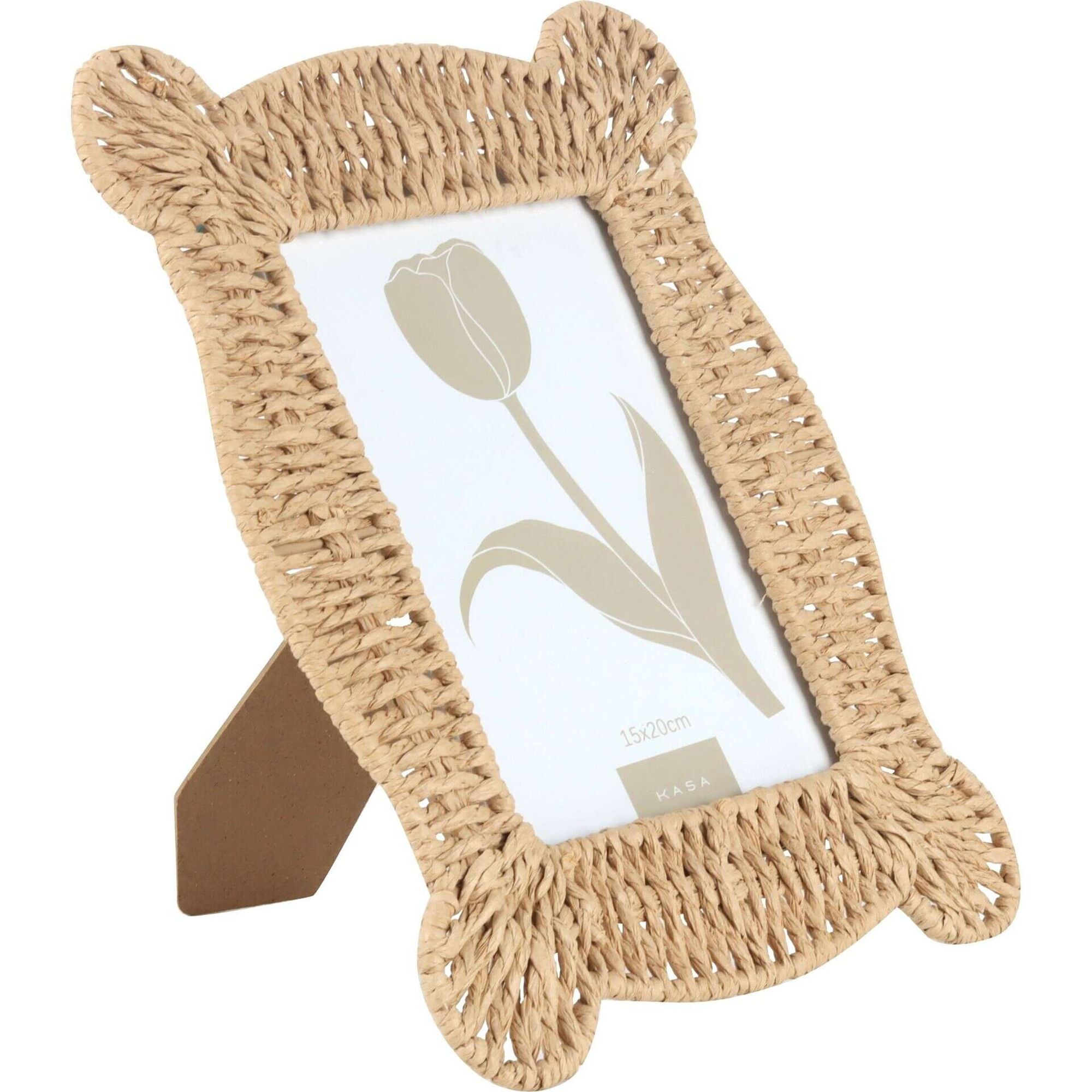 Moldura 14,5x19,5cm Recortada Palha