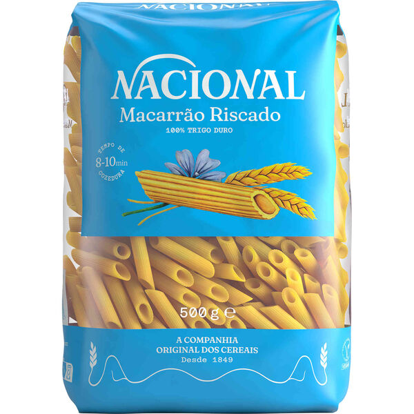 Massa Macarrão Riscado Nacional