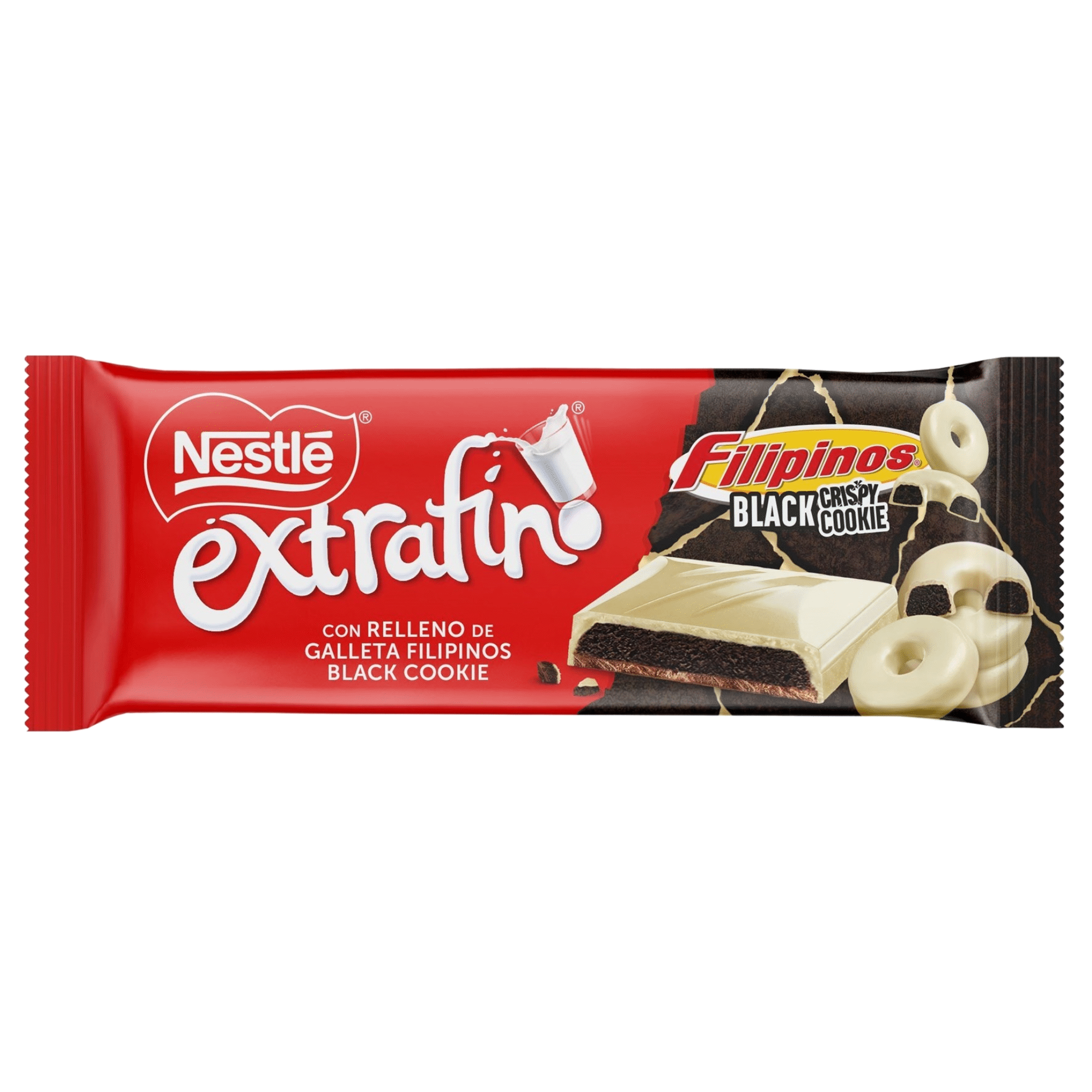 Tablete de Chocolate de Filipinos com Recheio de Chocolate Negro Tablete de Chocolate de Filipinos com Recheio de Chocolate Negro