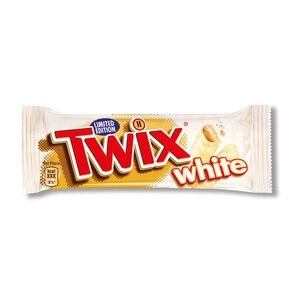 Snack de Chocolate Branco e Caramelo Twix