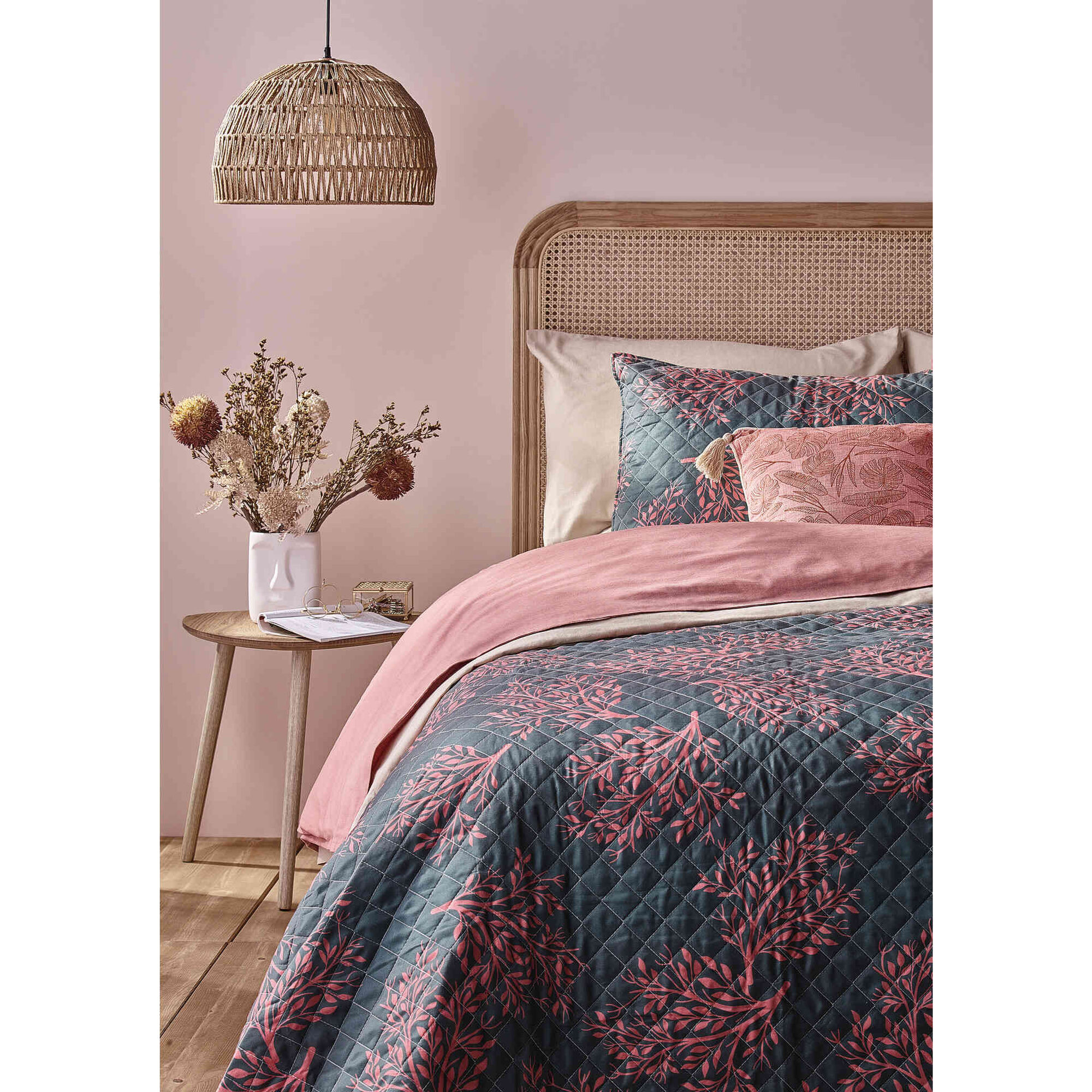 Conjunto 2 Mesas Apoio Madeira Houston