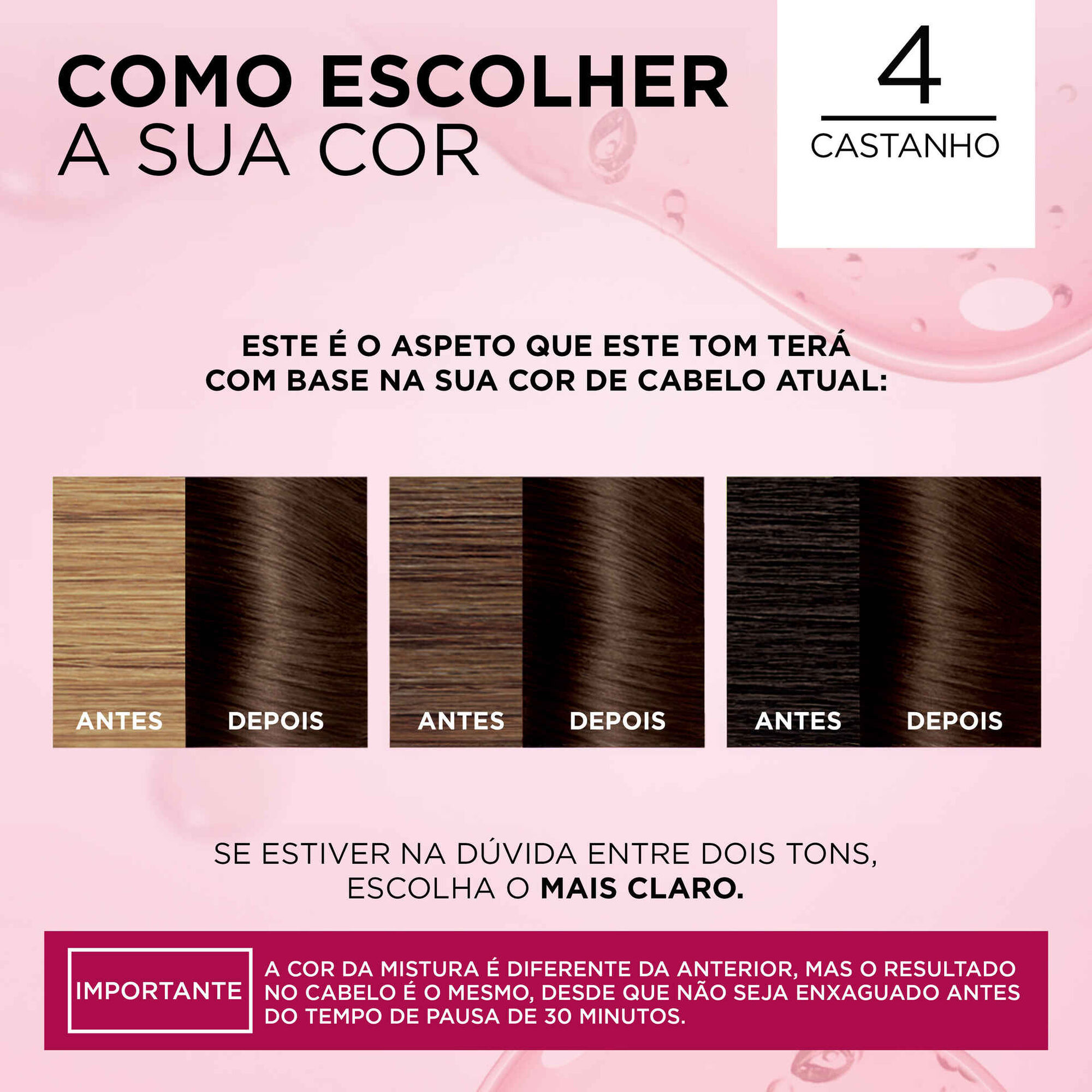 Coloração Permanente Excellence Creme Castanho 4 Coloração Permanente Excellence Creme Castanho 4