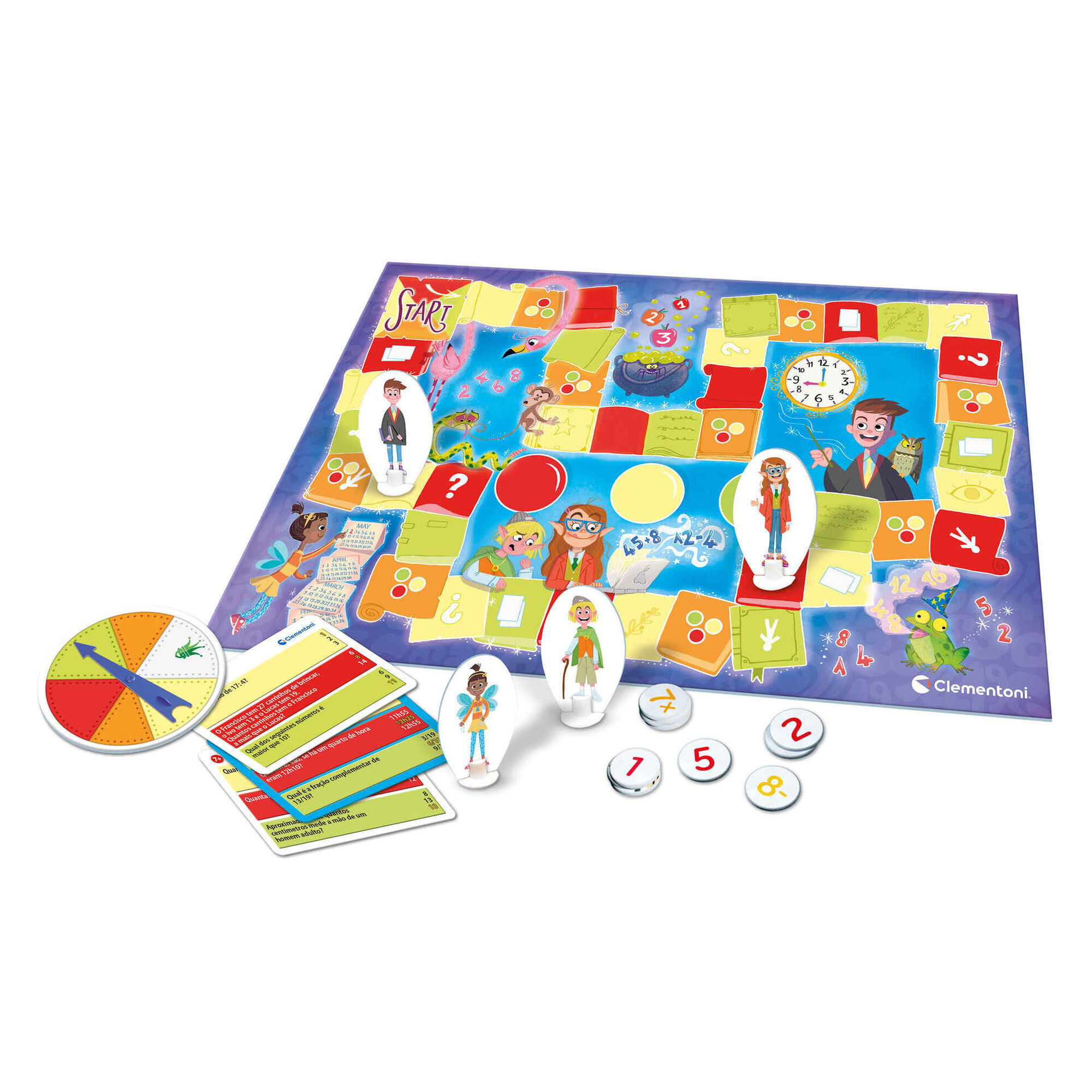 Jogo de Tabuleiro Matemática Divertida