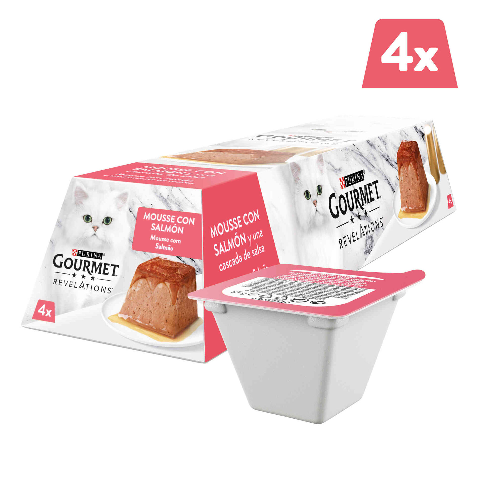 Comida Húmida para Gato Adulto Revelations Mousse Salmão Terrina Comida Húmida para Gato Adulto Revelations Mousse Salmão Terrina