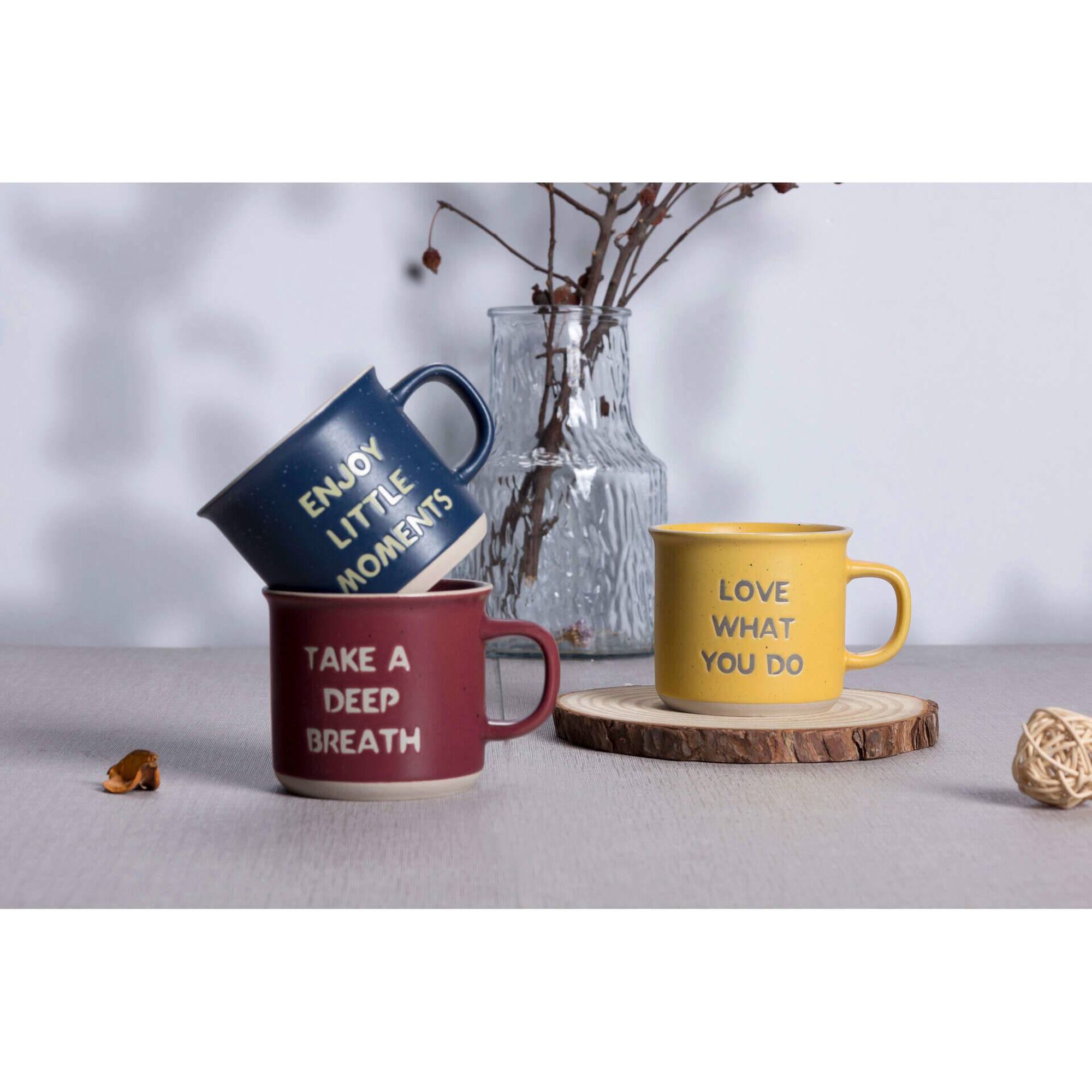 Caneca 285ml Take a Deep Breath Kasa