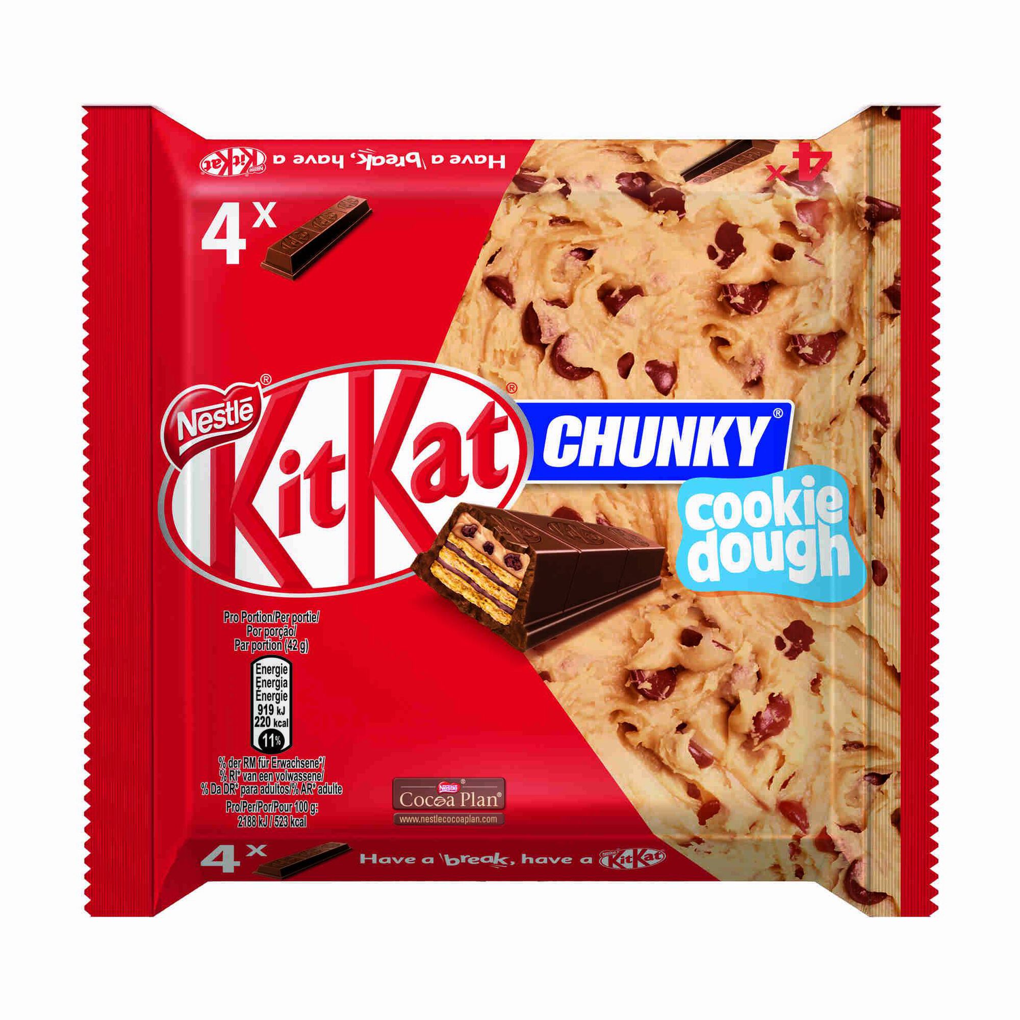 Snack de Chocolate KitKat Chunky Cookie Dough Snack de Chocolate KitKat Chunky Cookie Dough