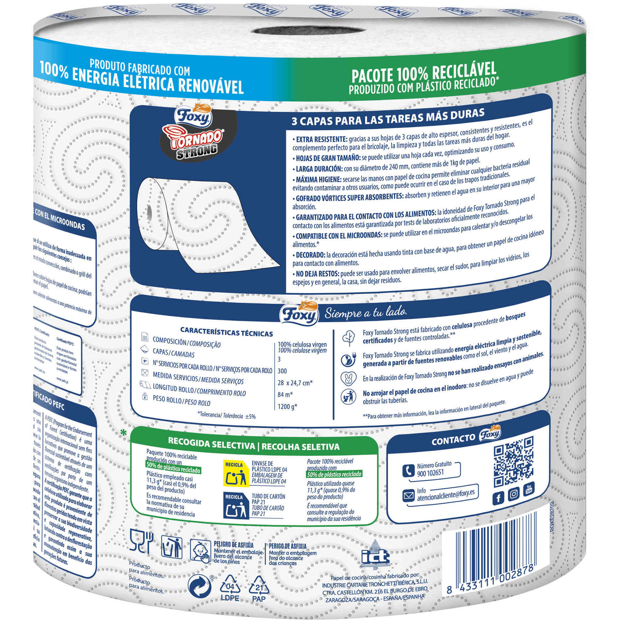 Rolo de Cozinha Tornado Strong